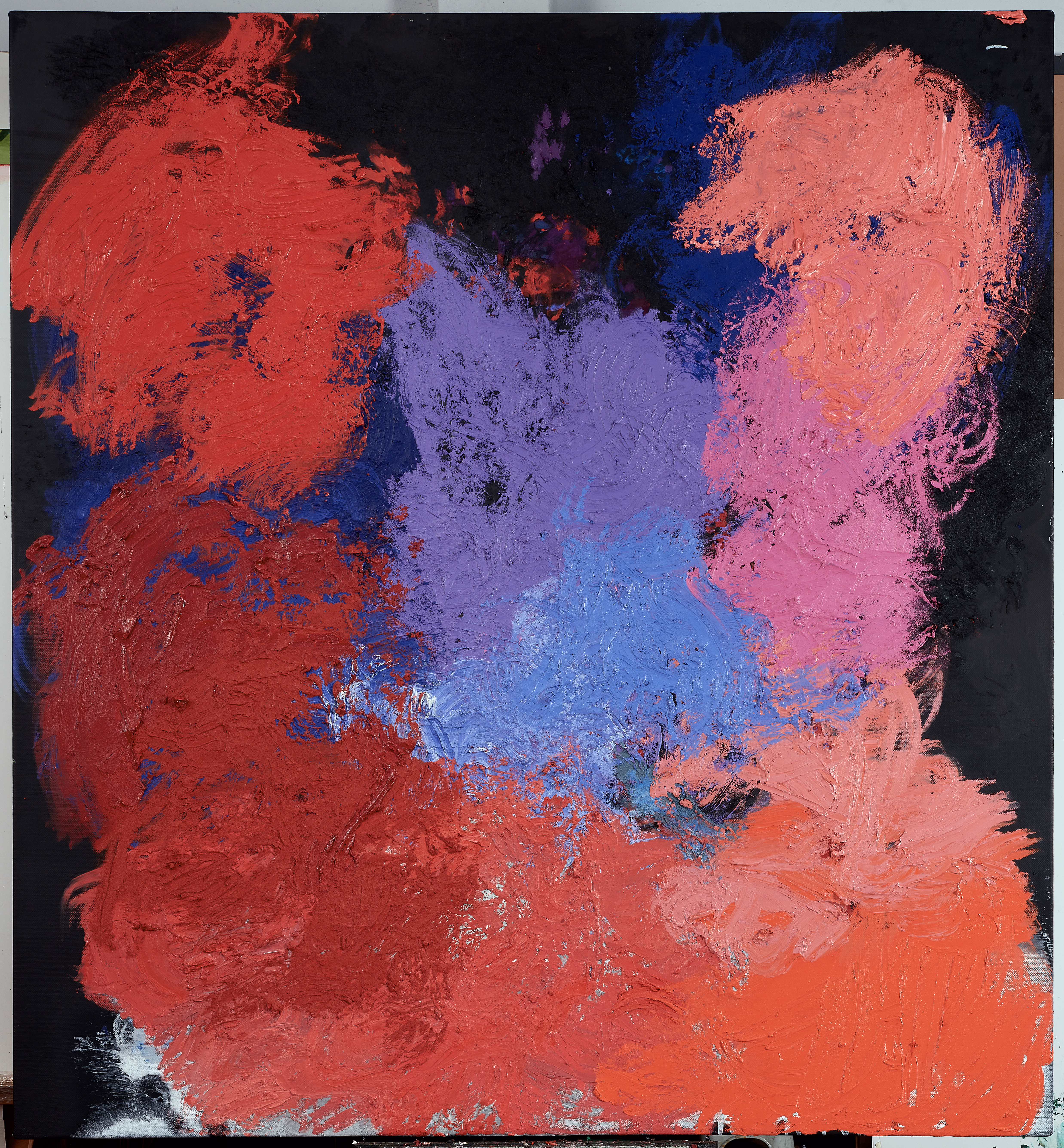 Templum Rosæ Exitus — (2017 - 2025) — oil and acrylic on linen — 198 x 214 cm