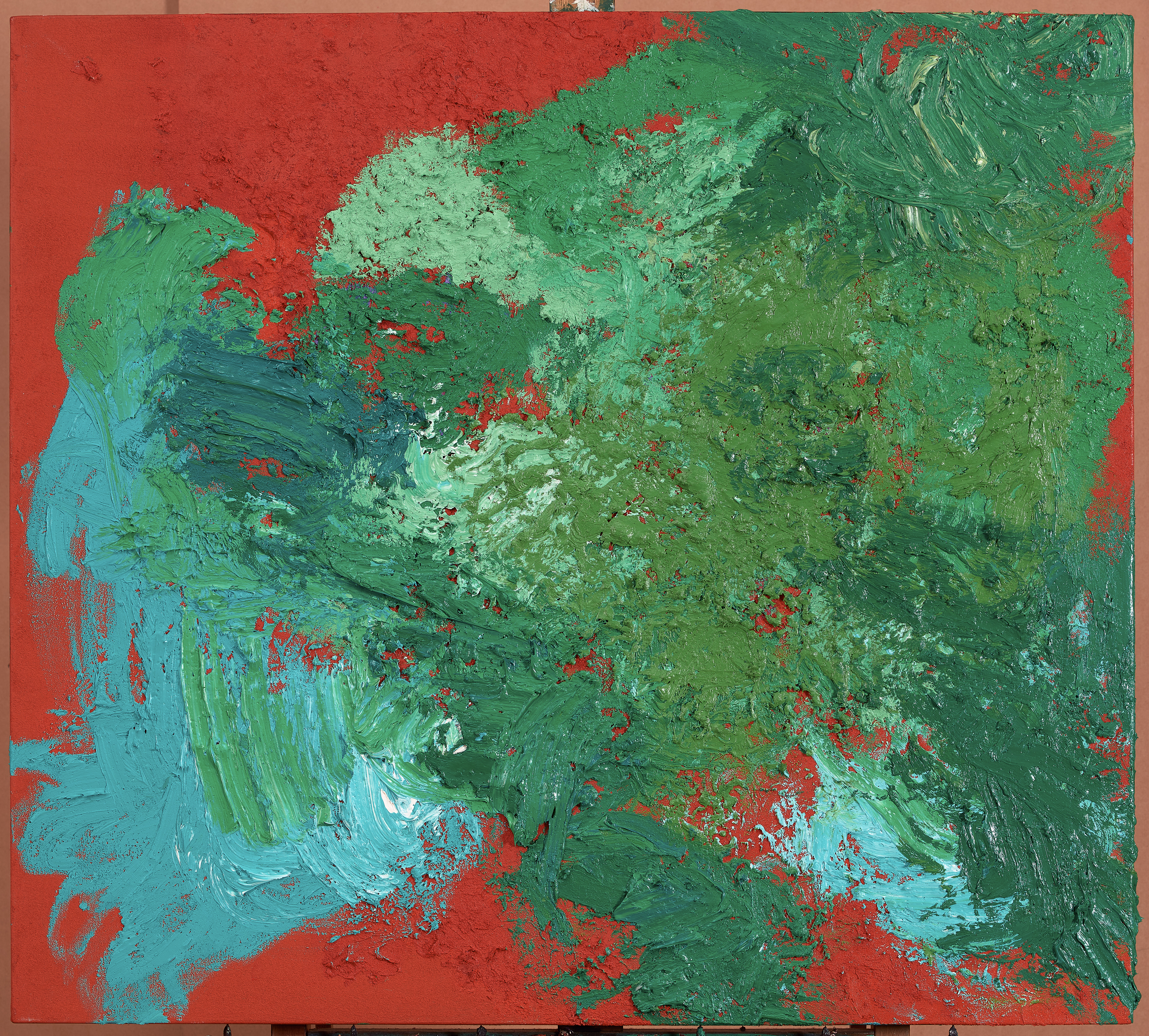 δακρύων 3 — (2012 - 2025) — oil and acrylic on polyester — 102 x 92 cm