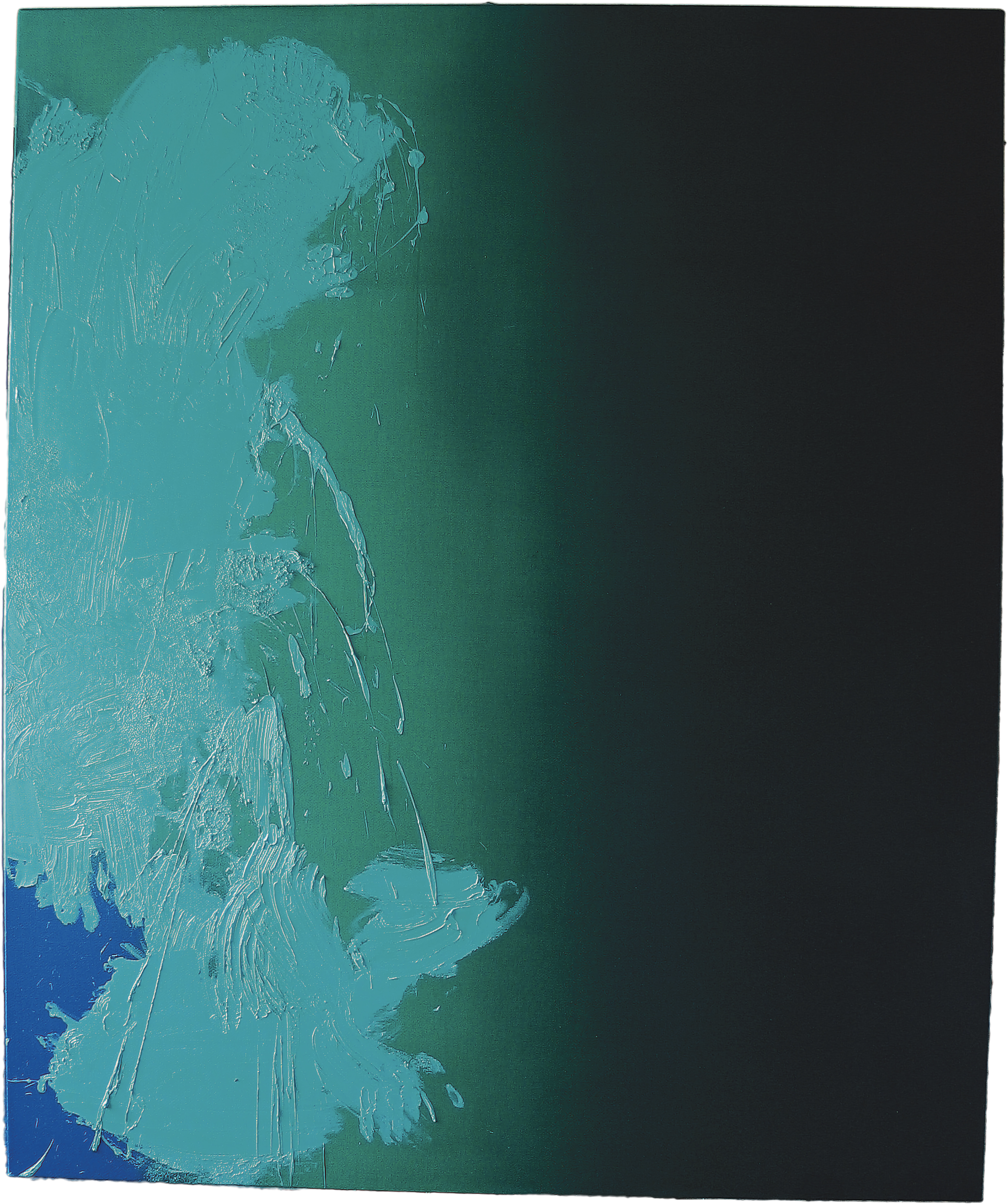 Abstraction 1 — (2005 - 2007) — oil and alkyd resin on linen — 153 x 183 cm