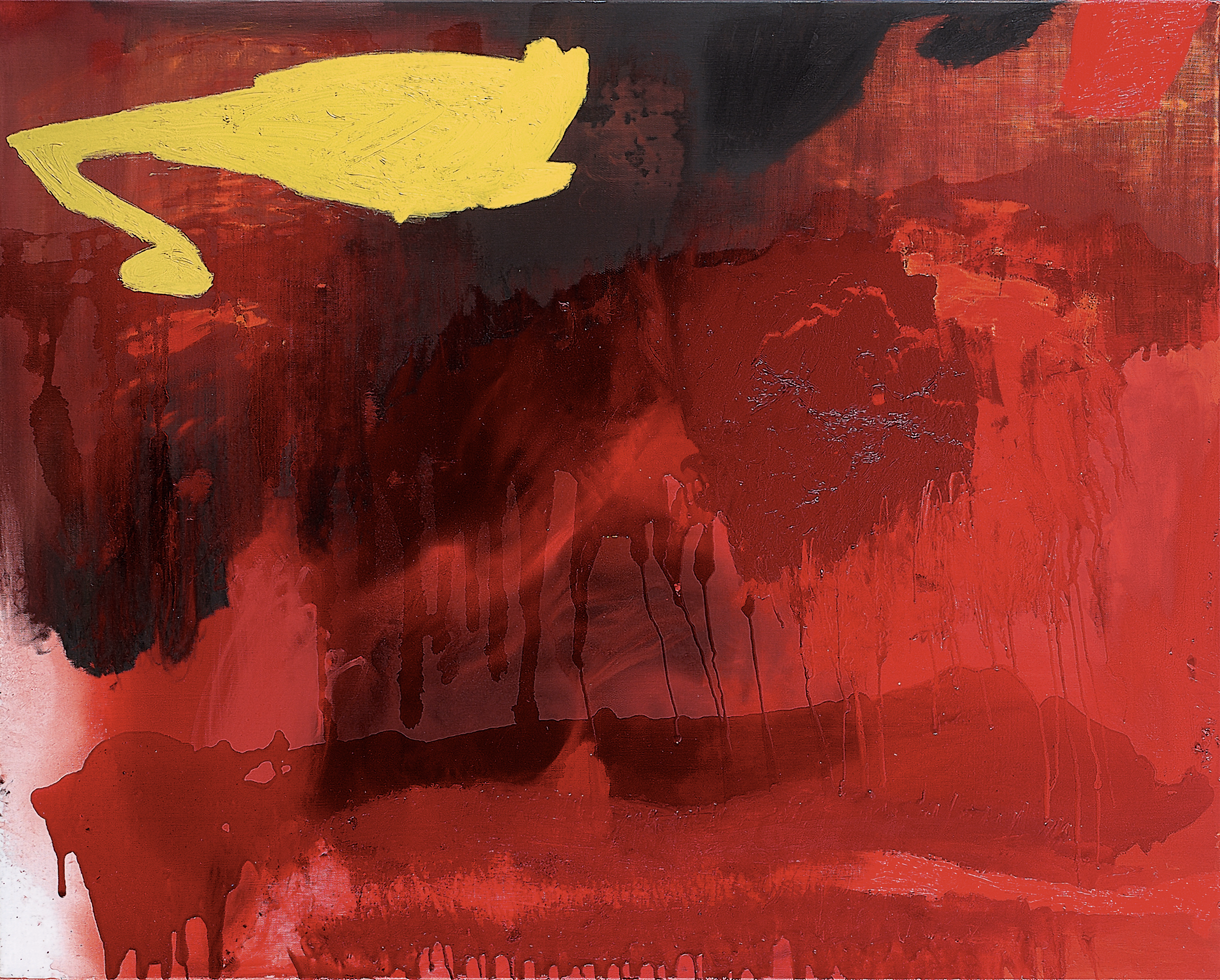 Abstraction 12 — (2006 - 2007) — acrylic, oil, and other materials on linen — 122 x 92 cm