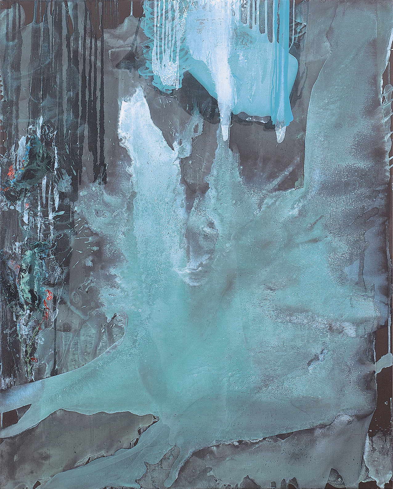 Abstraction 9 — (2007) — mixed media on linen — 122 x 153 cm