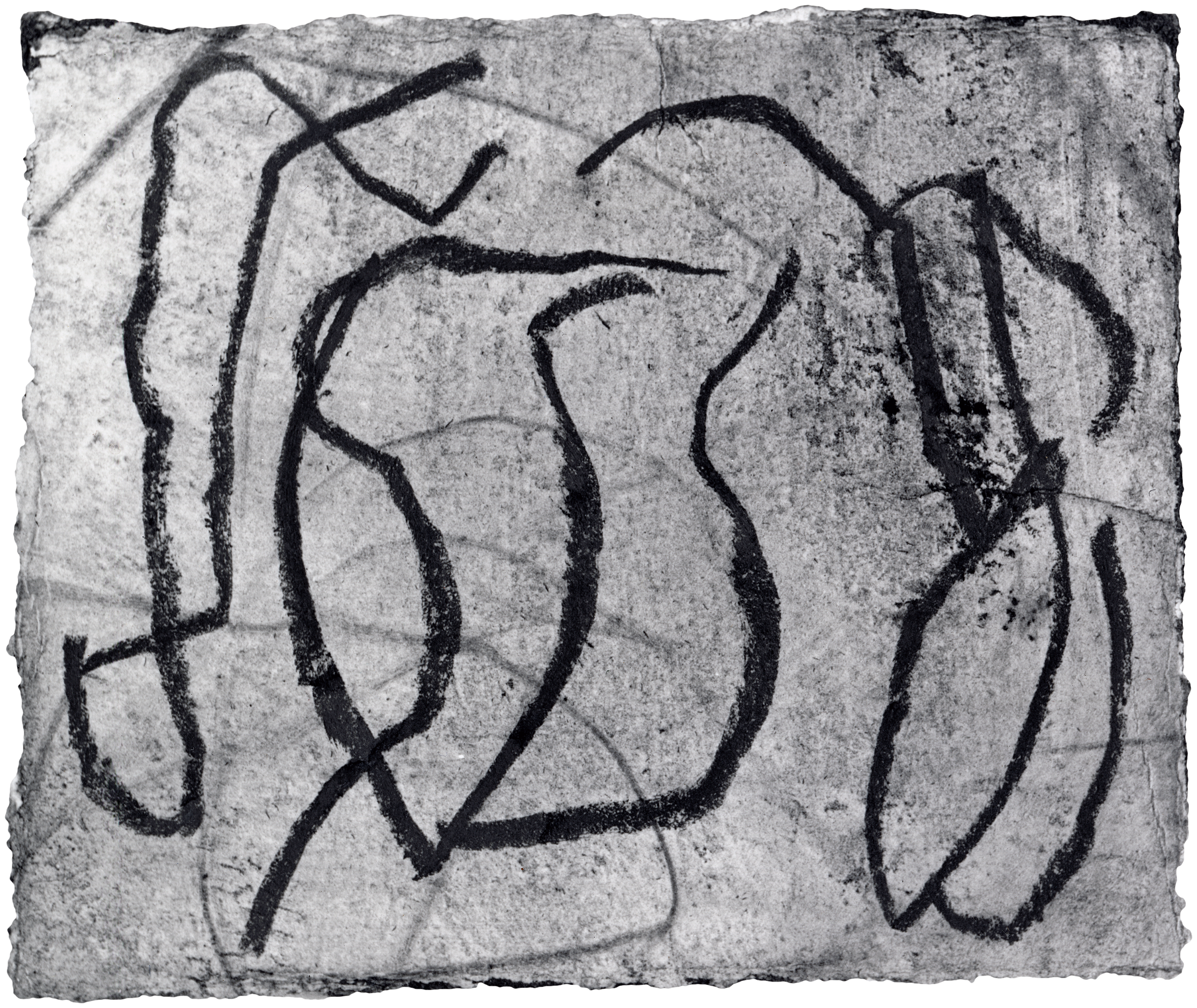 Allegory of Love 15 — (1988 - 1989) — mixed media on paper — 10 x 5 cm