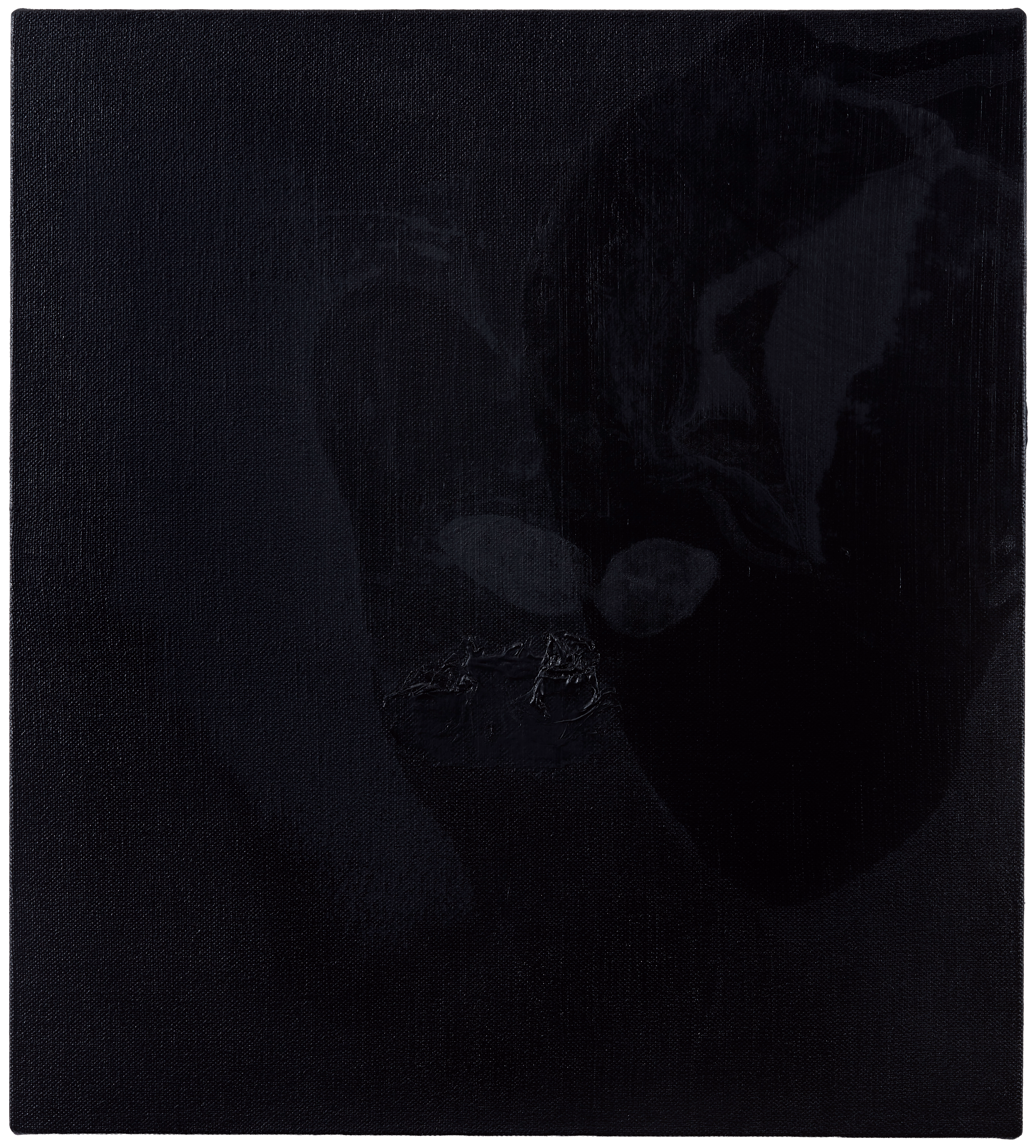 Black Painting 4 — (2013 - 2021) — acrylic and oil on linen — 91 x 102 cm