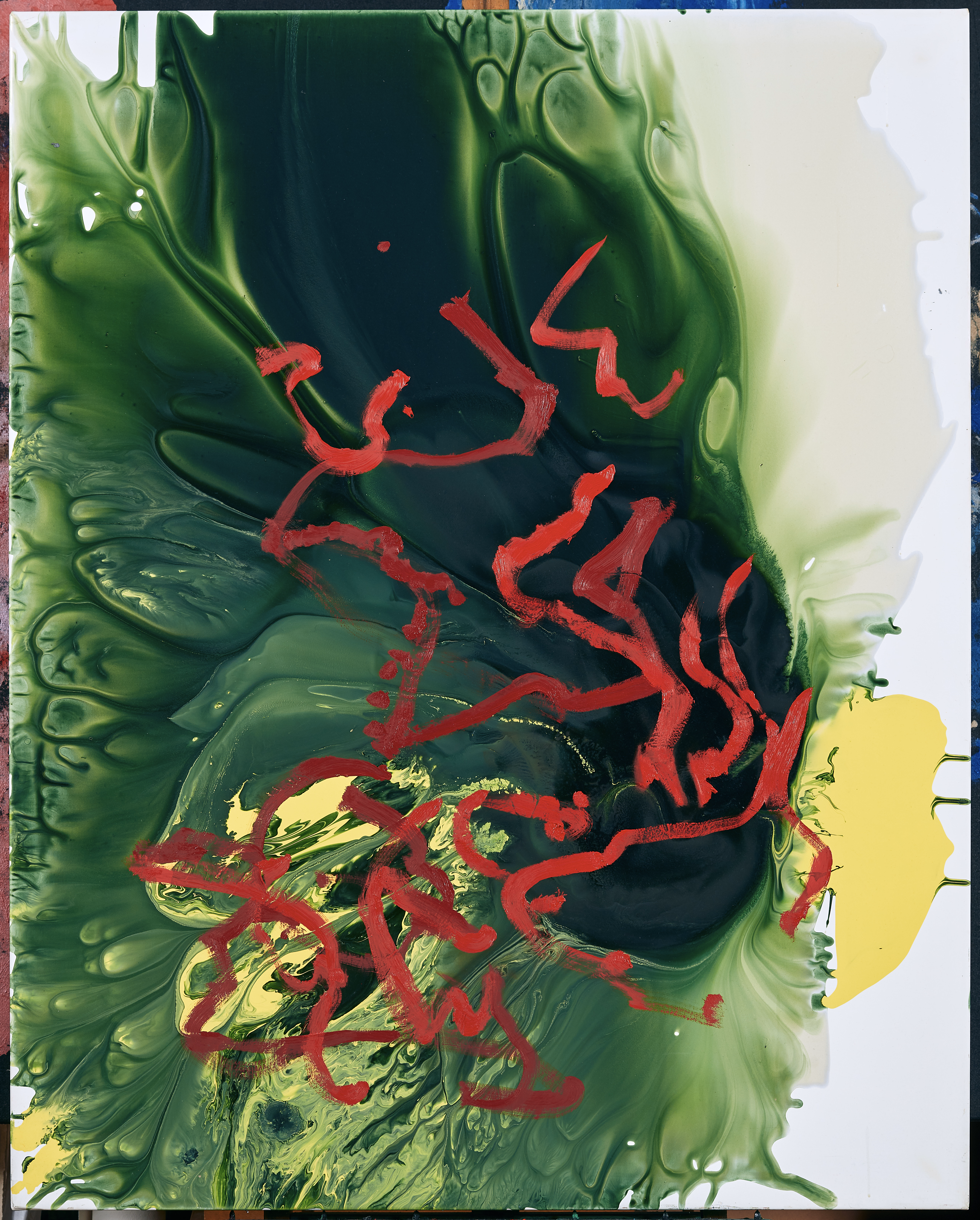 Body 1 — (2018 - 2022) — oil and acrylic on polyester — 120 x 150 cm