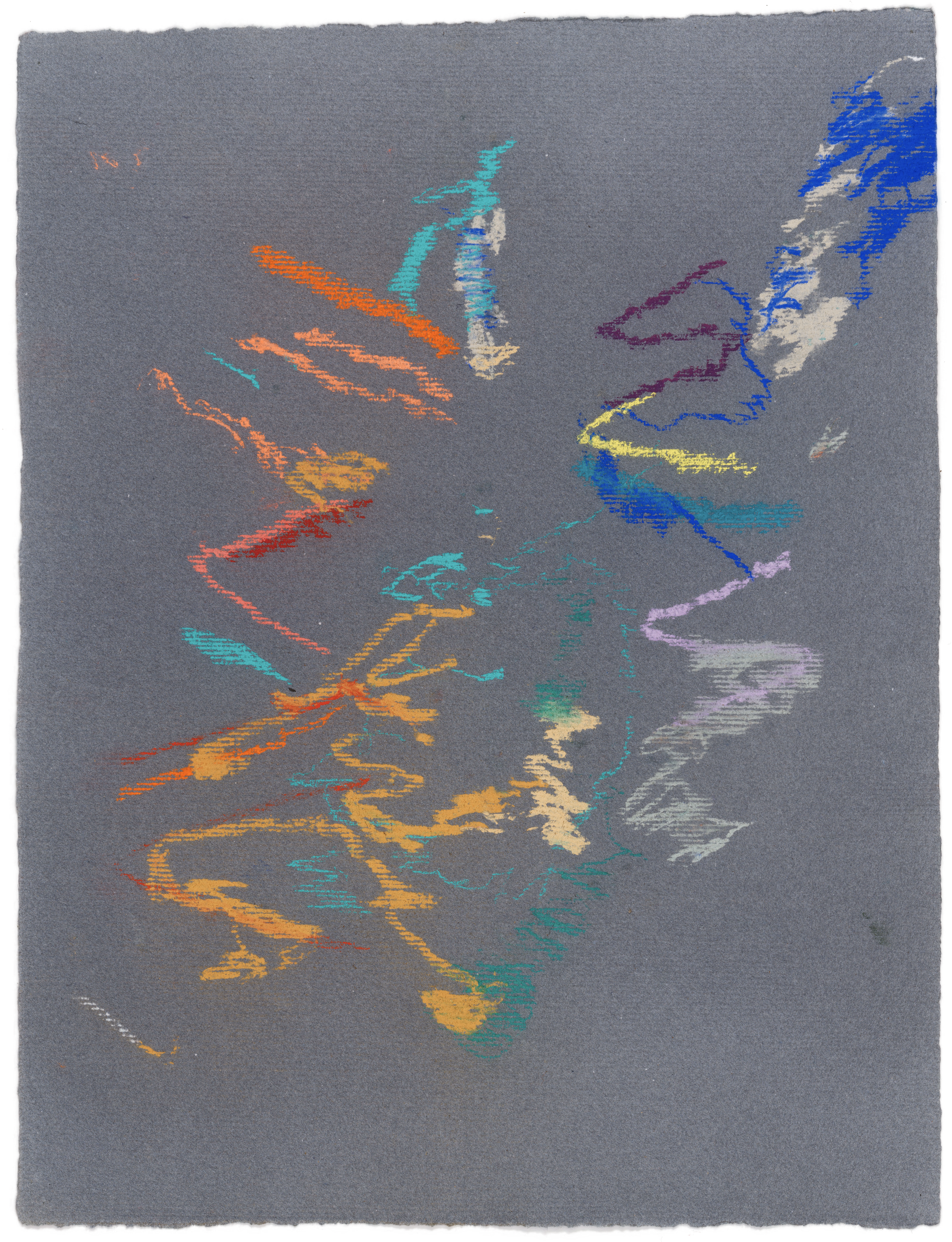 Body Drawing 100 — (2024) — mixed media on paper — 58 x 78 cm