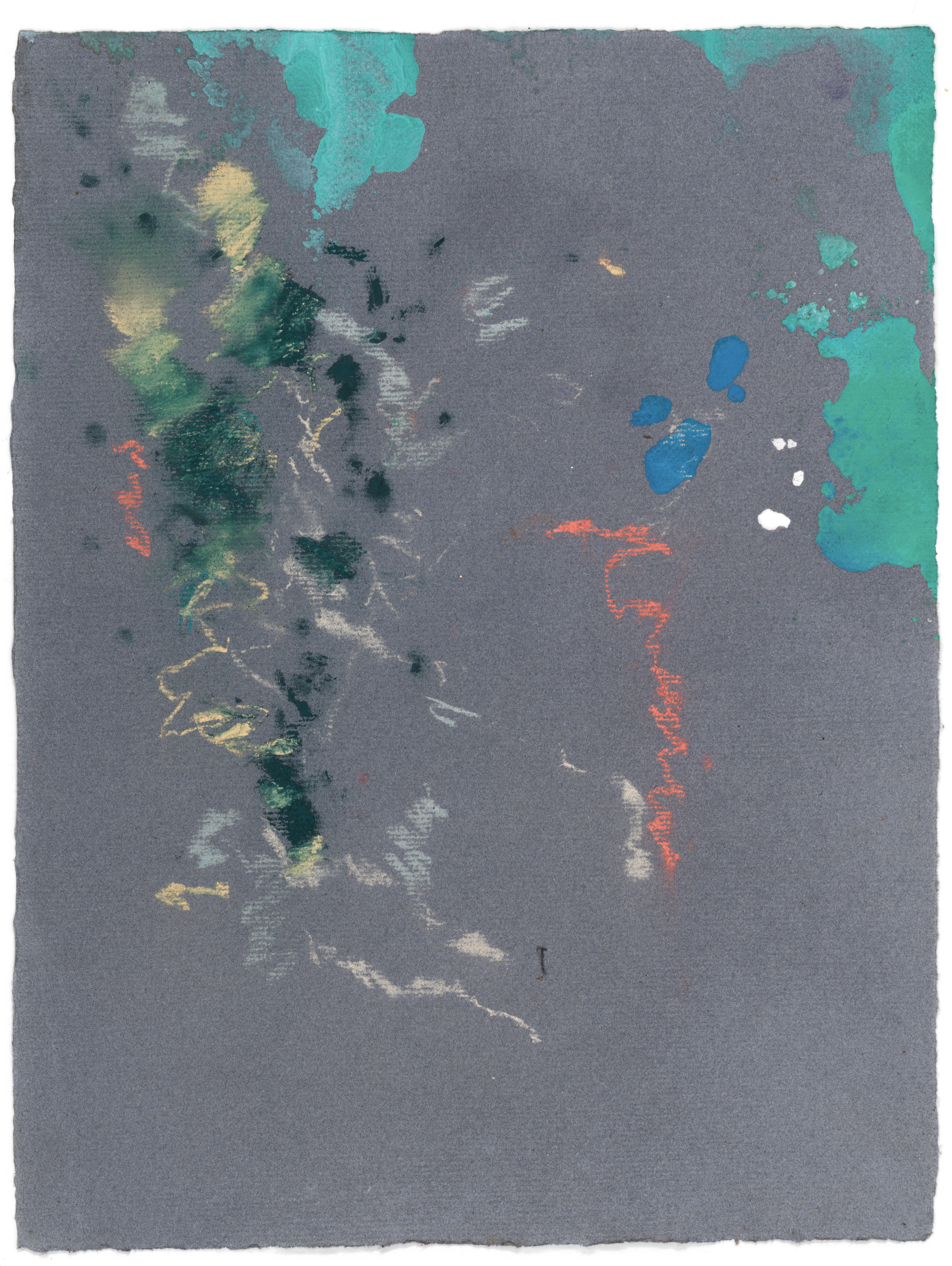 Body Drawing 105 — (2024) — mixed media on paper — 58 x 78 cm