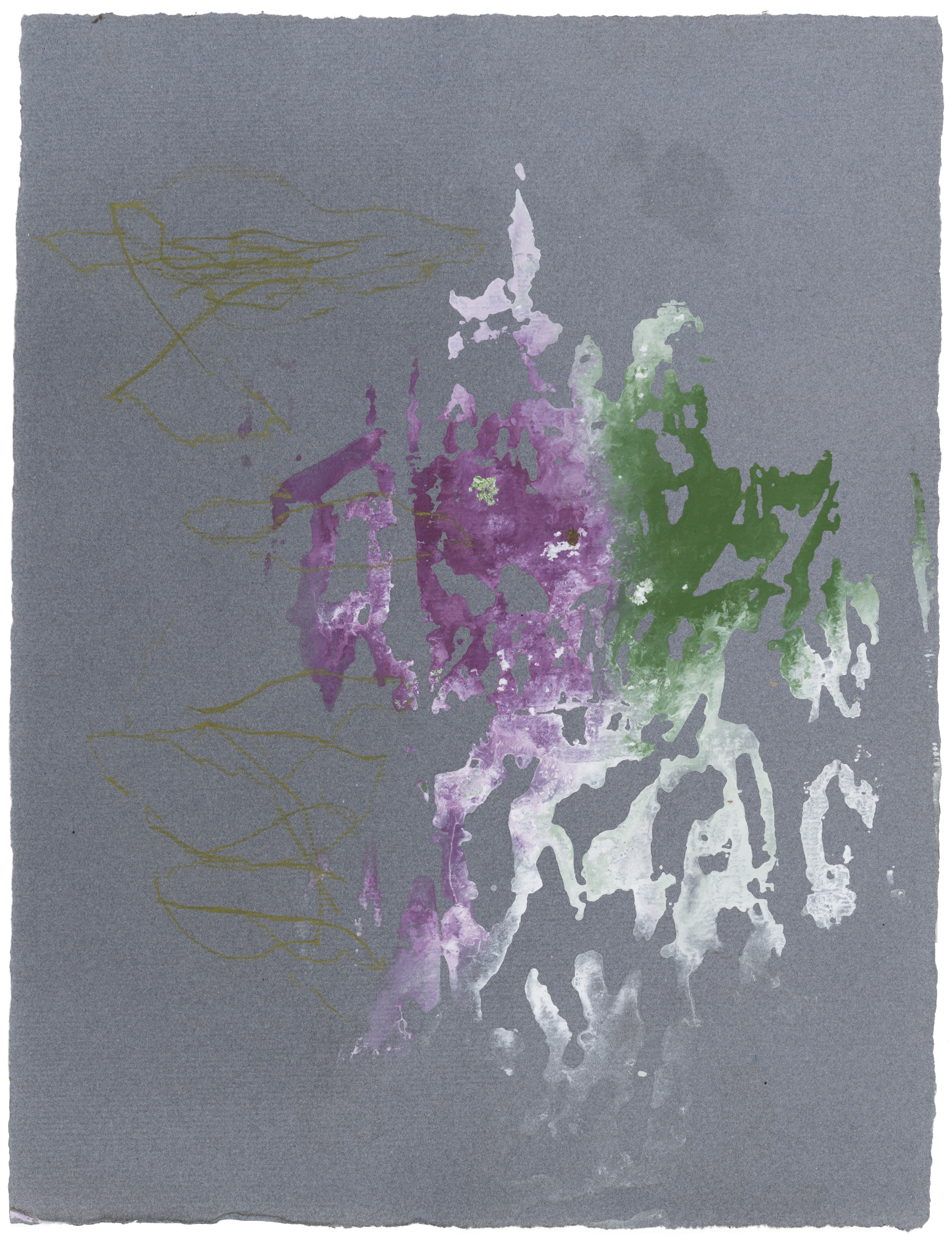 Body Drawing 108 — (2024) — mixed media on paper — 58 x 78 cm