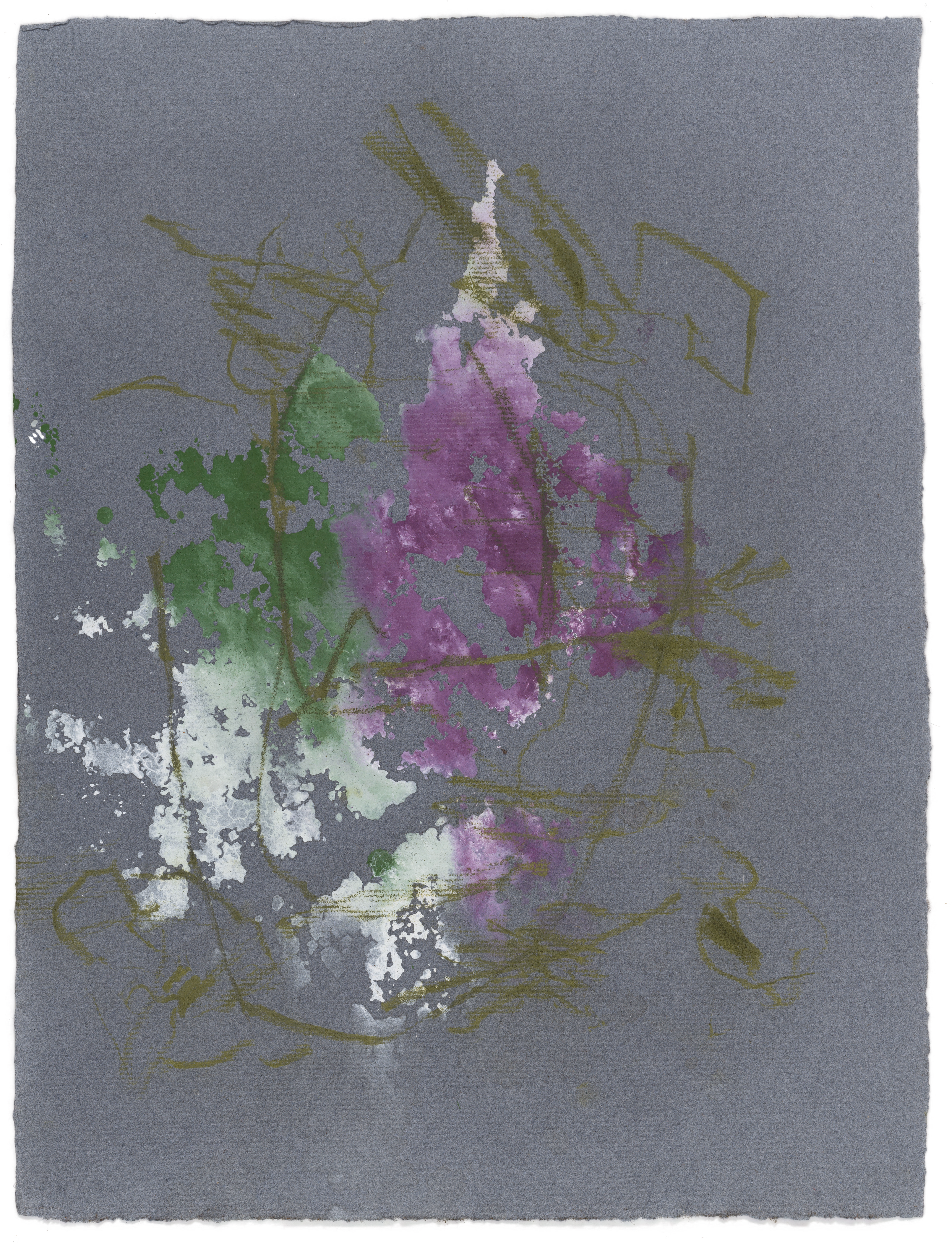 Body Drawing 109 — (2024) — mixed media on paper — 58 x 78 cm