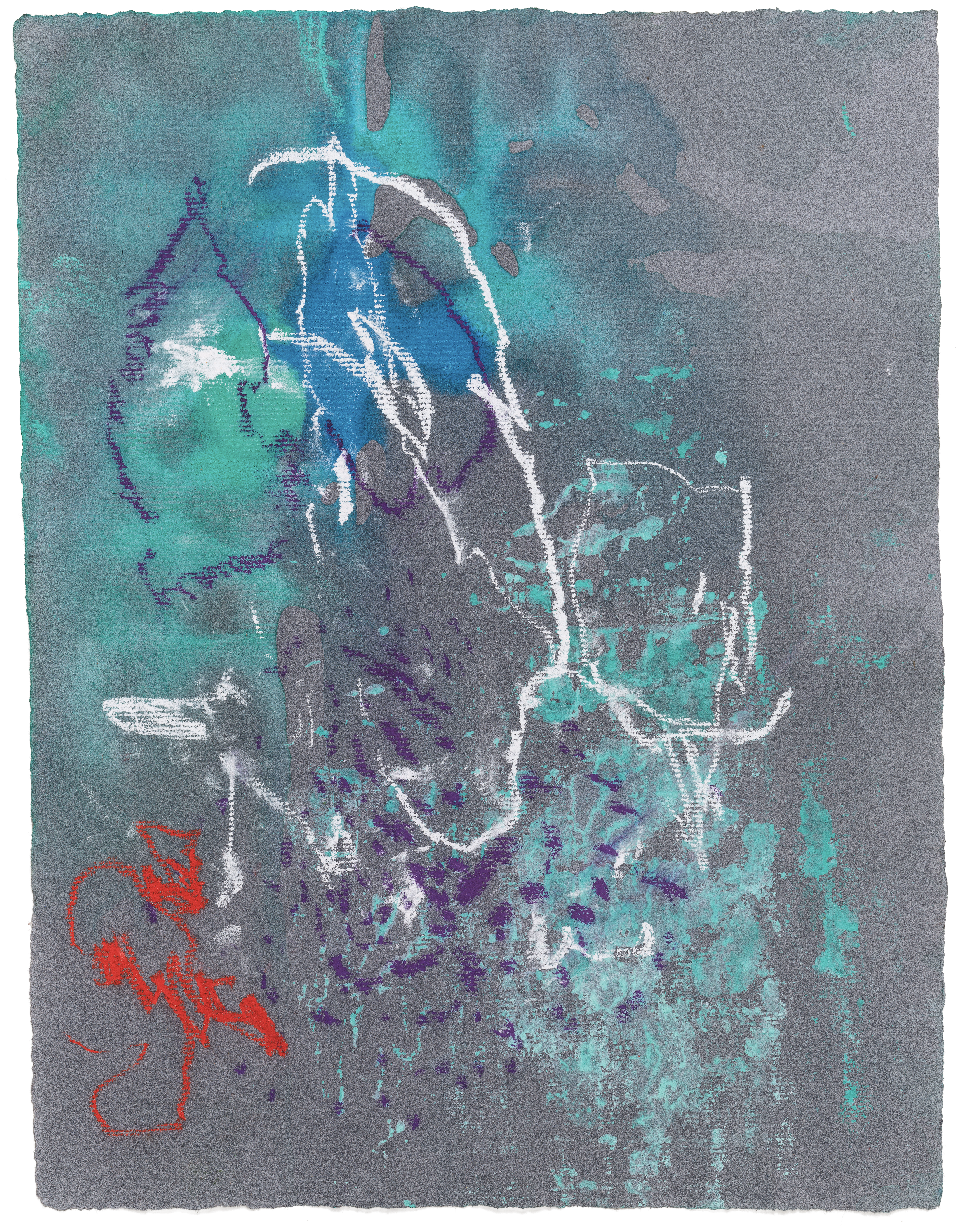Body Drawing 111 — (2024) — mixed media on paper — 58 x 78 cm