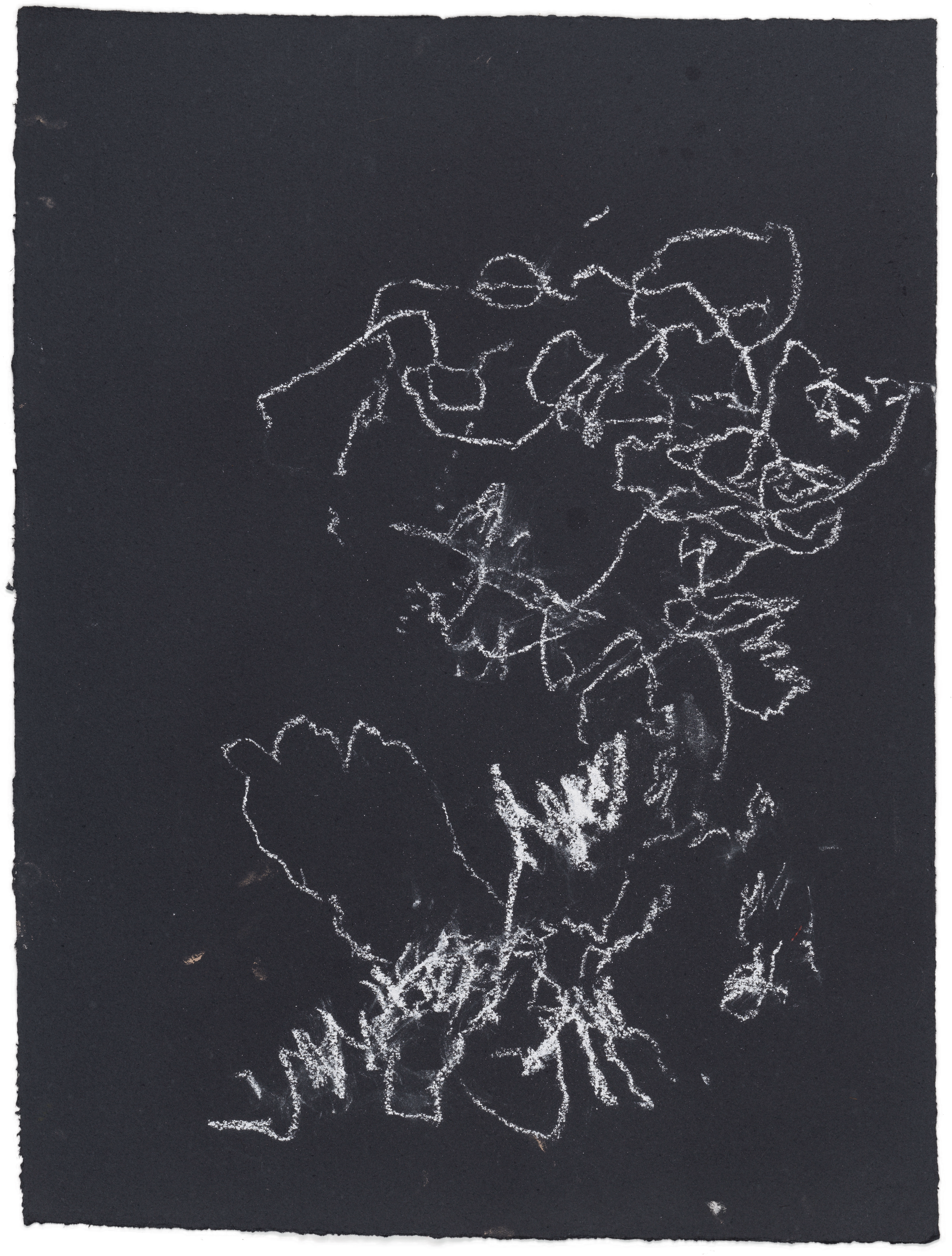 Body Drawing 112 — (2024) — mixed media on paper — 58 x 78 cm