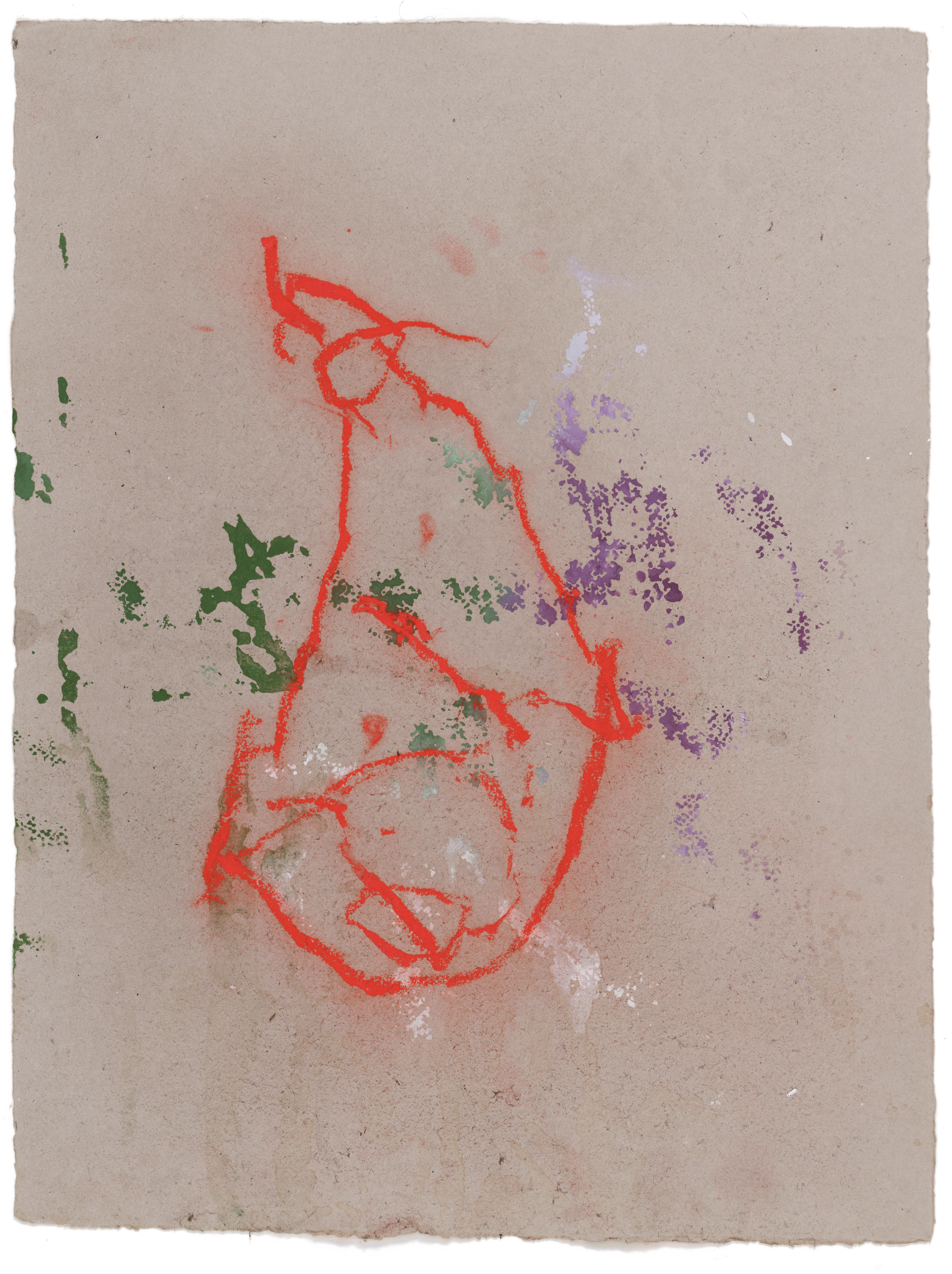 Body Drawing 116 — (2024) — mixed media on paper — 58 x 78 cm