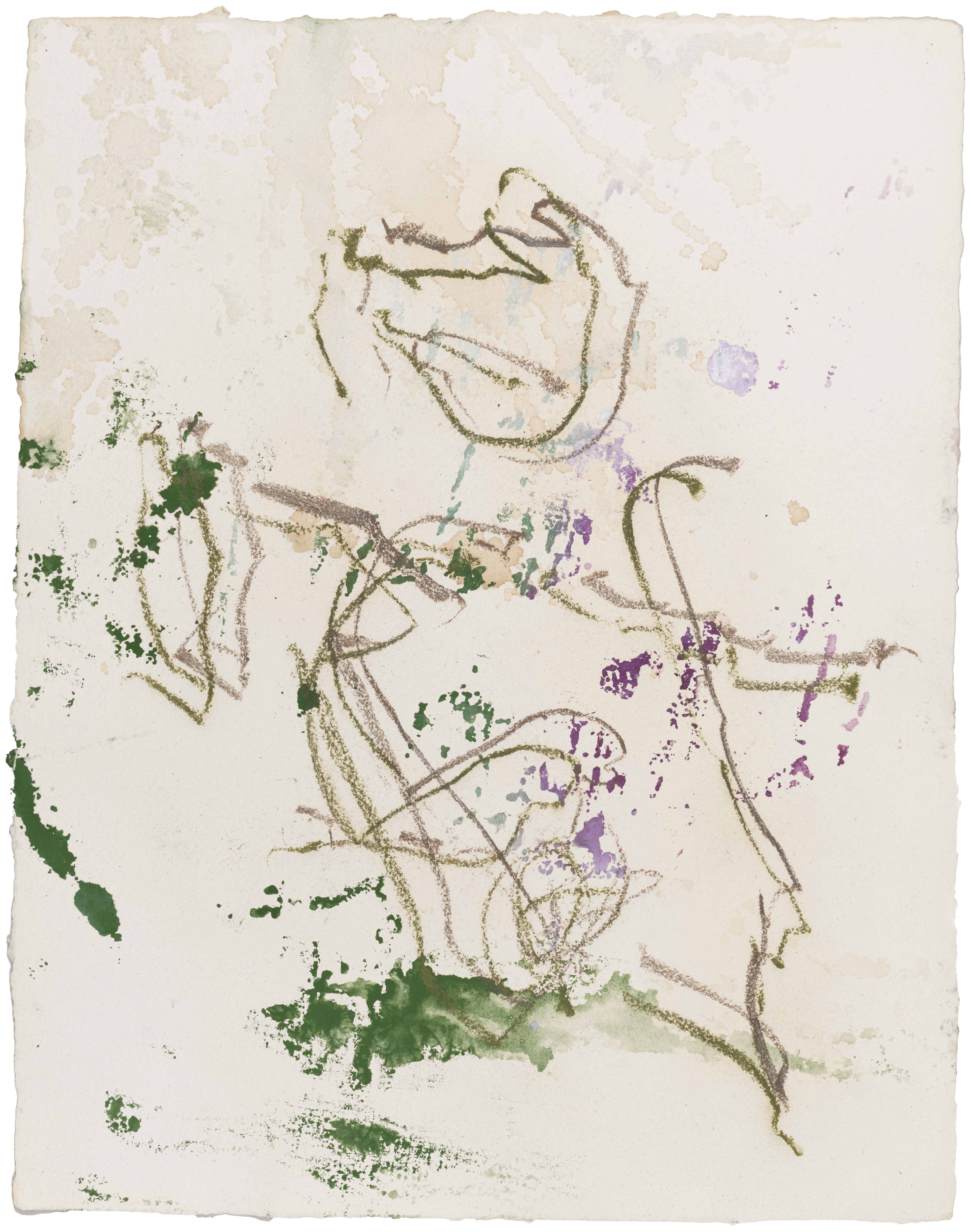 Body Drawing 117 — (2024) — mixed media on paper — 58 x 78 cm