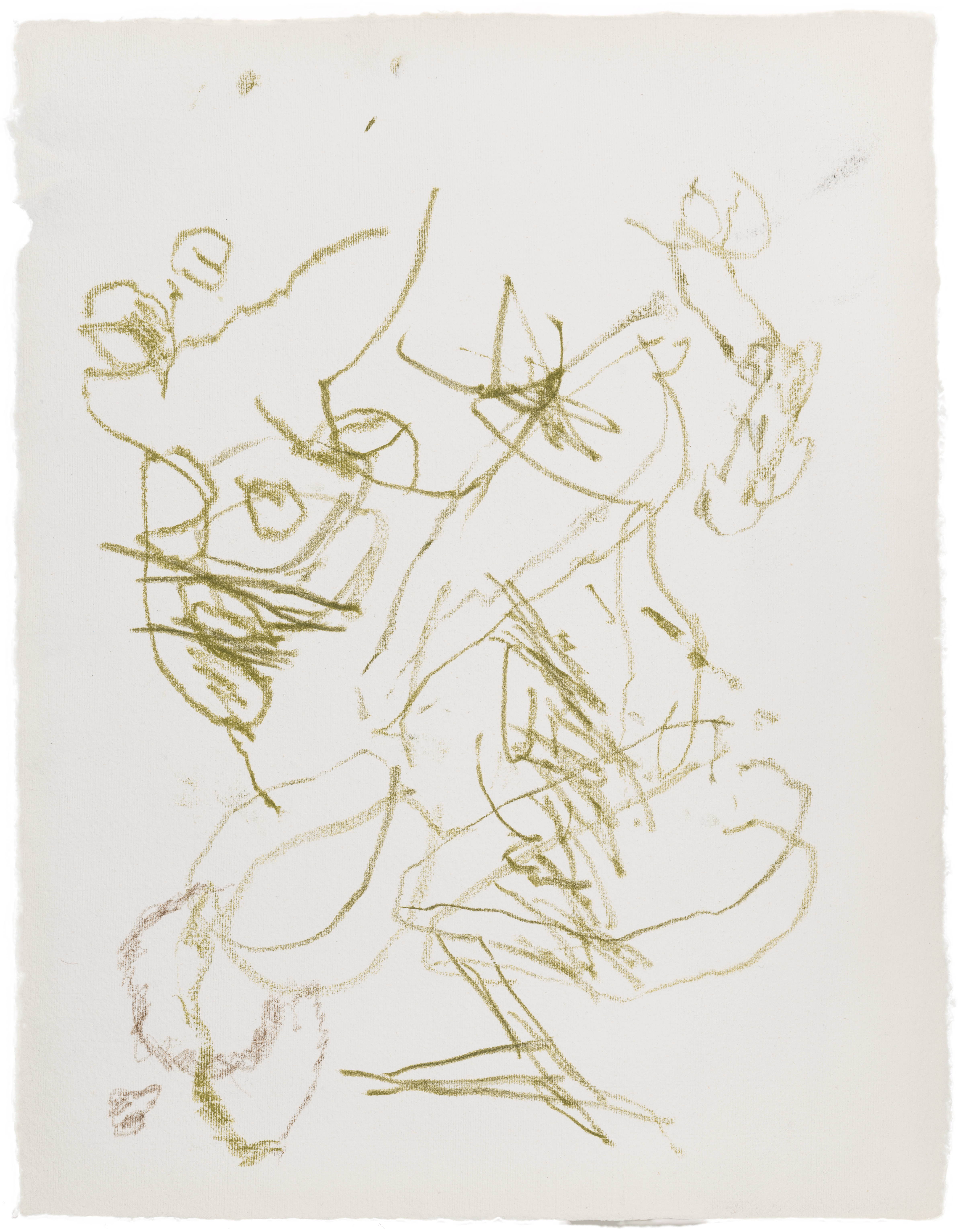 Body Drawing 129 — (2025) — pigmented graphite on paper — 58 x 78 cm