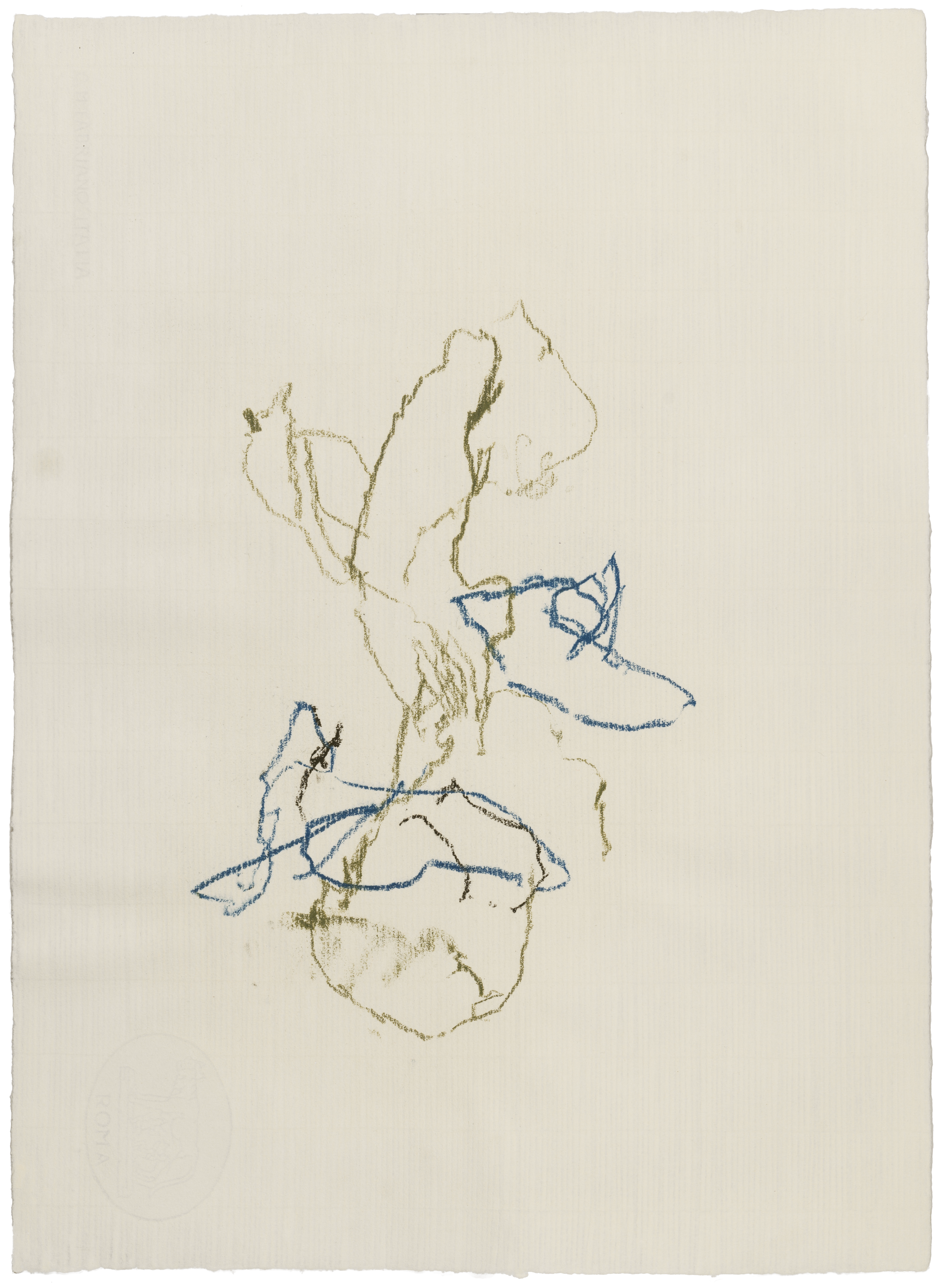 Body Drawing 142 — (2025) — pigmented graphite on paper — 58 x 78 cm