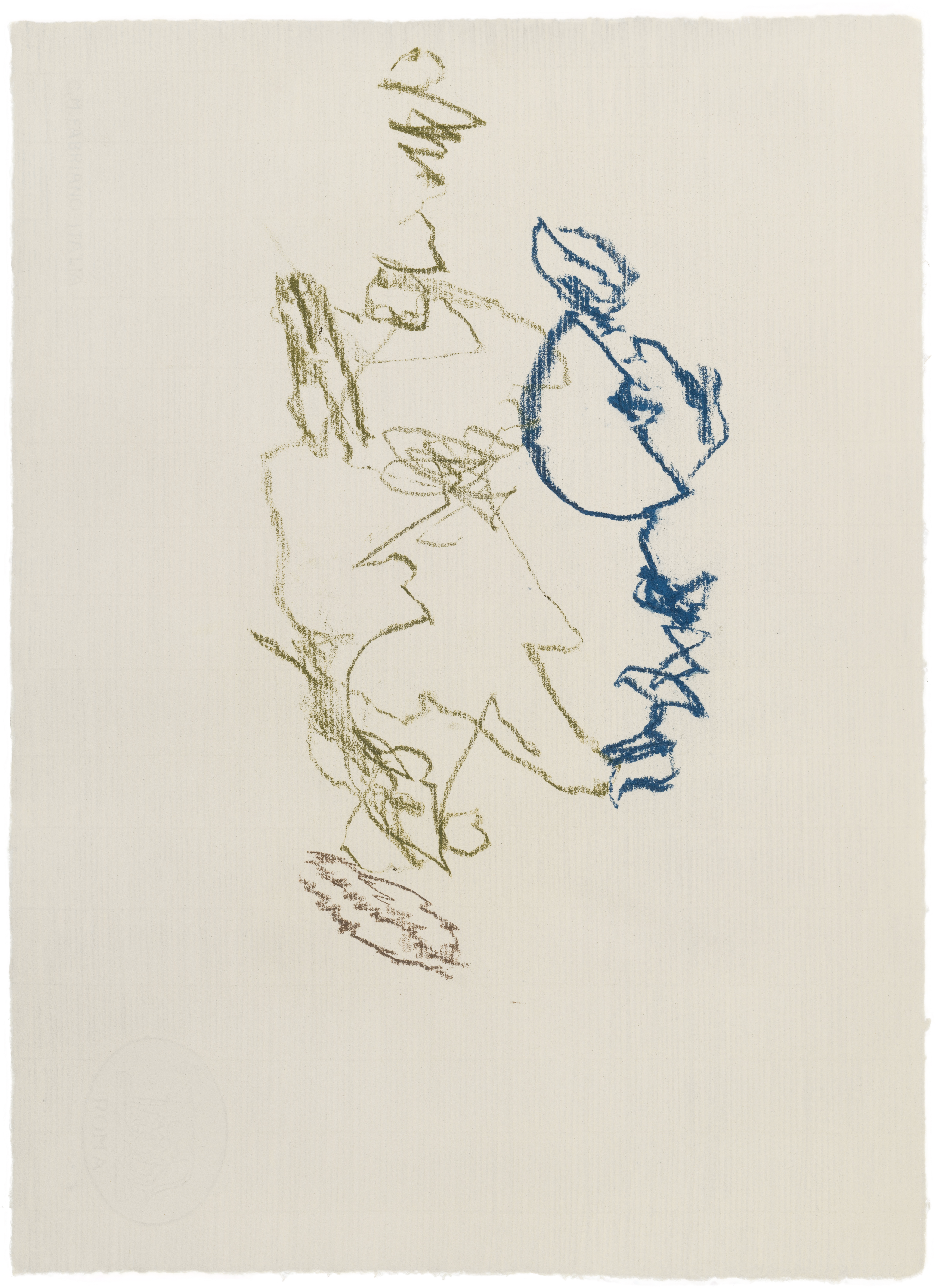 Body Drawing 146 — (2025) — pigmented graphite on paper — 58 x 78 cm