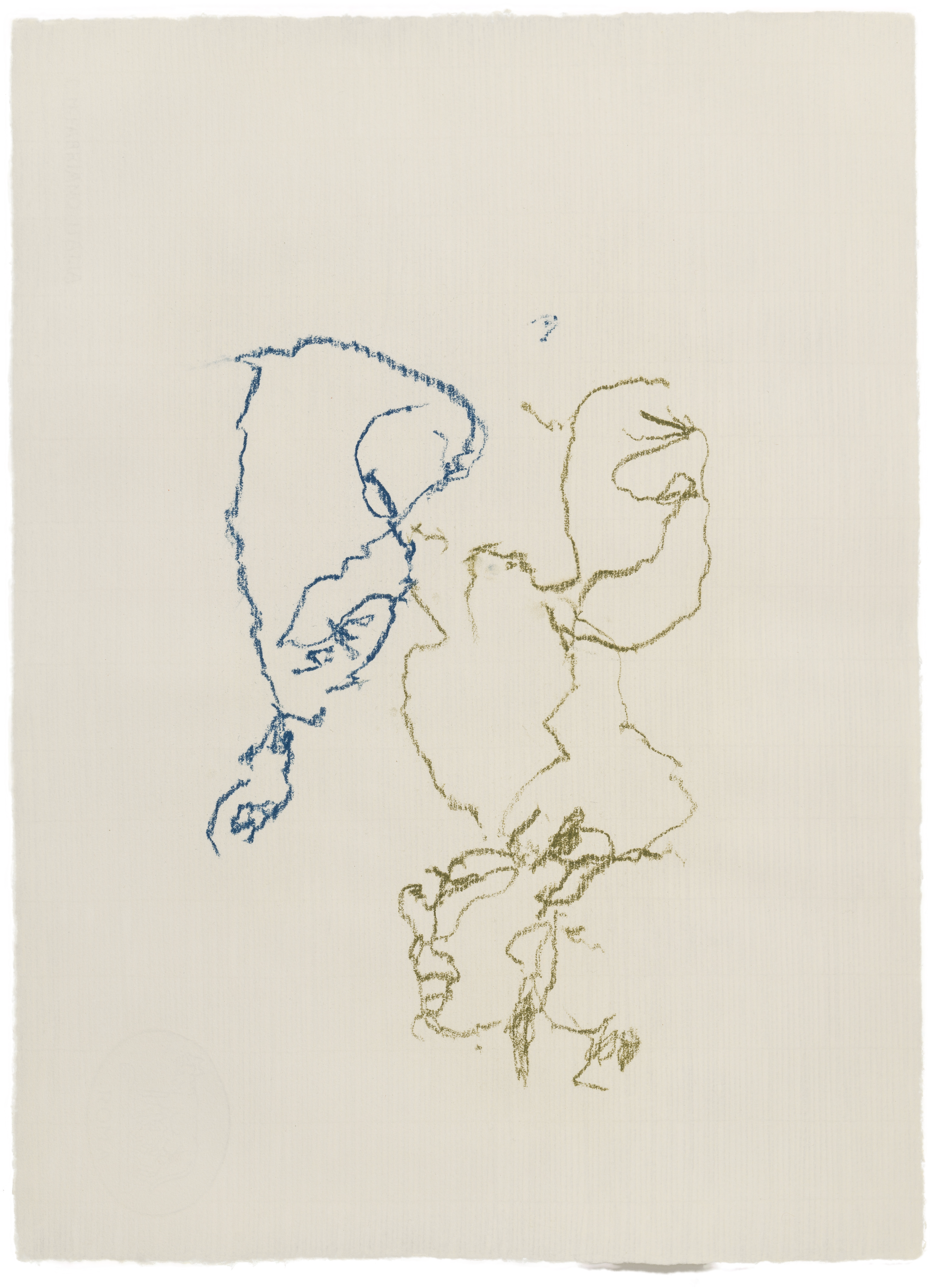 Body Drawing 154 — (2025) — pigmented graphite on paper — 58 x 78 cm