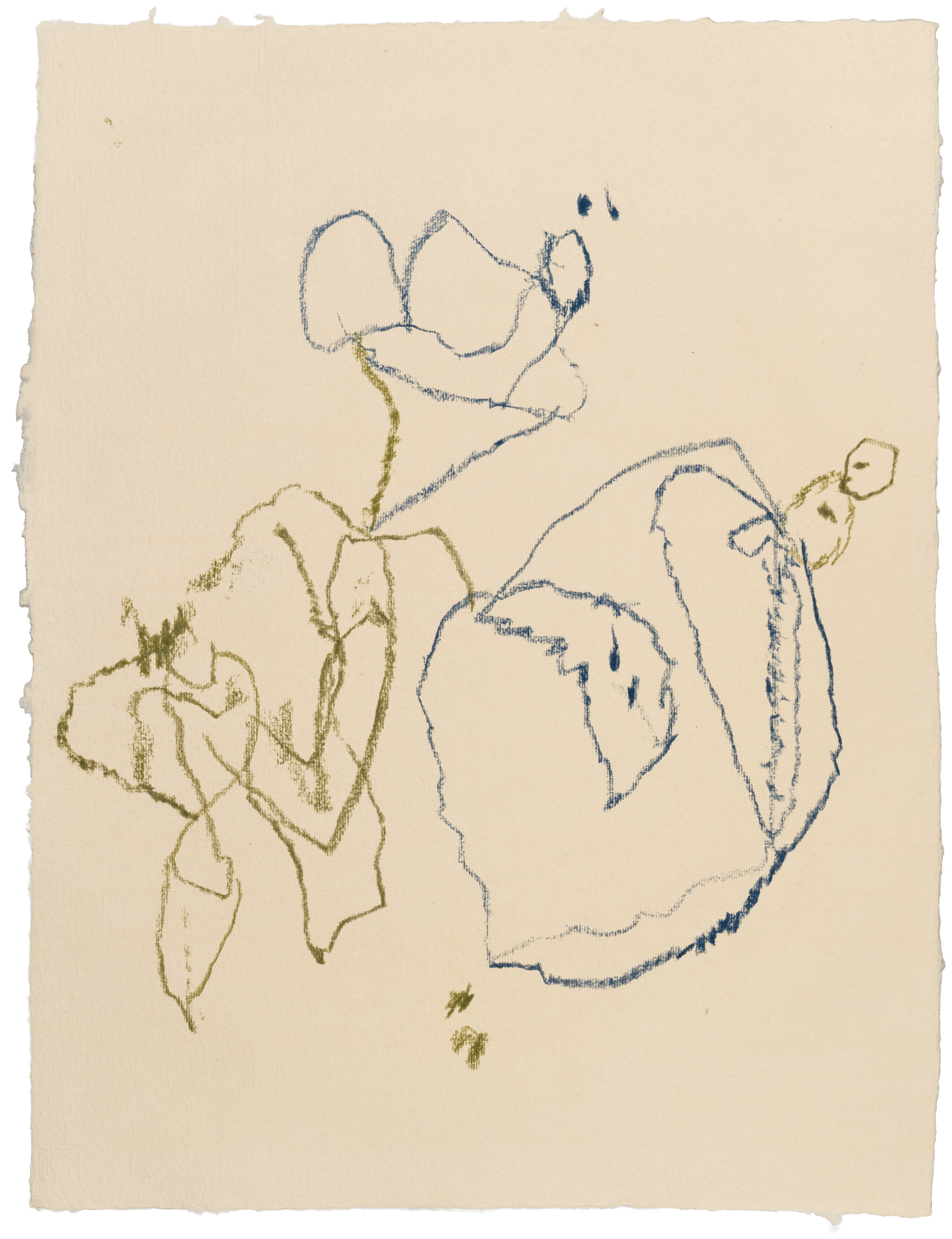 Body Drawing 160 — (2025) — pigmented graphite on paper — 58 x 78 cm
