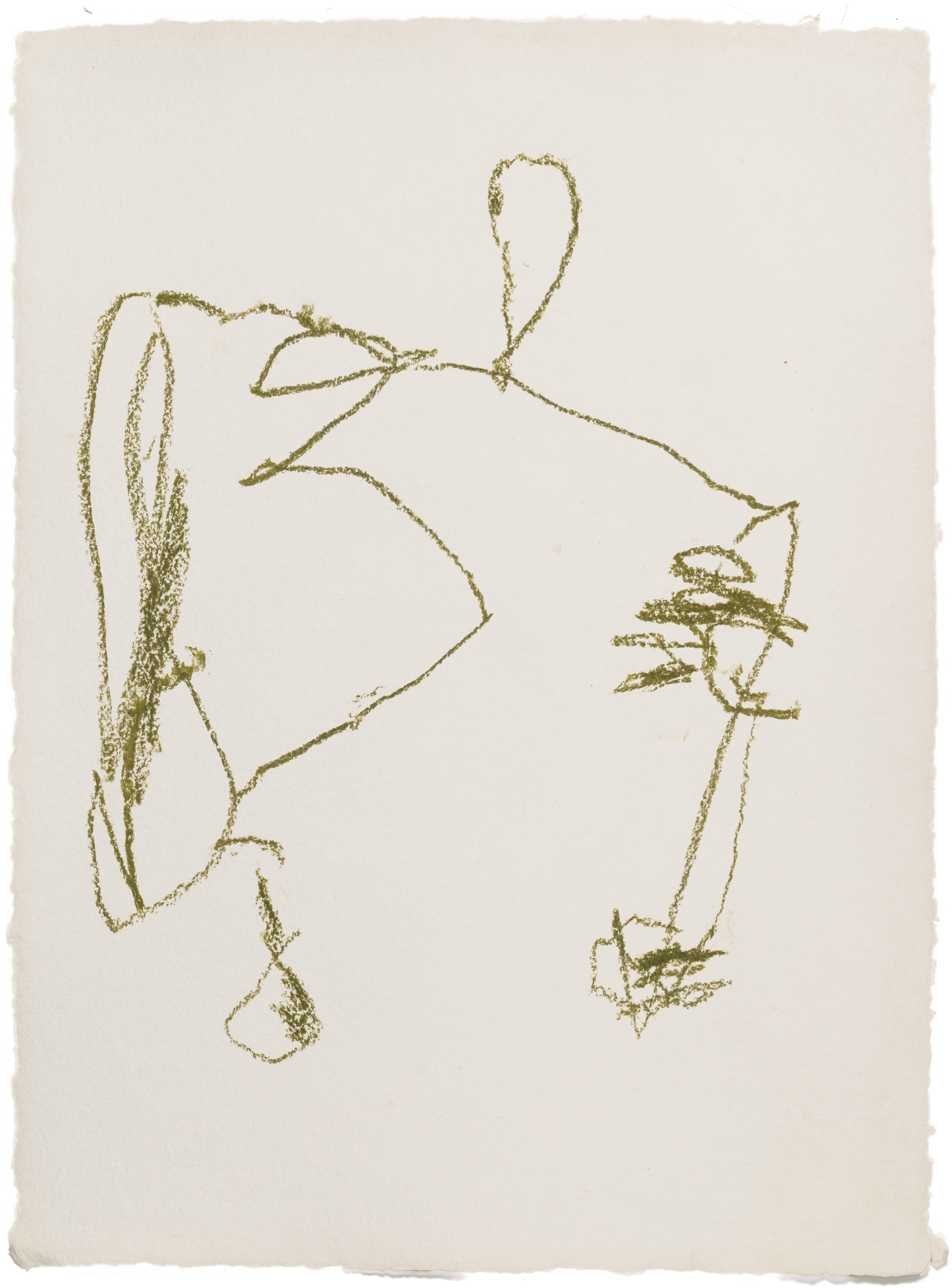 Body Drawing 168 — (2025) — pigmented graphite on paper — 58 x 78 cm