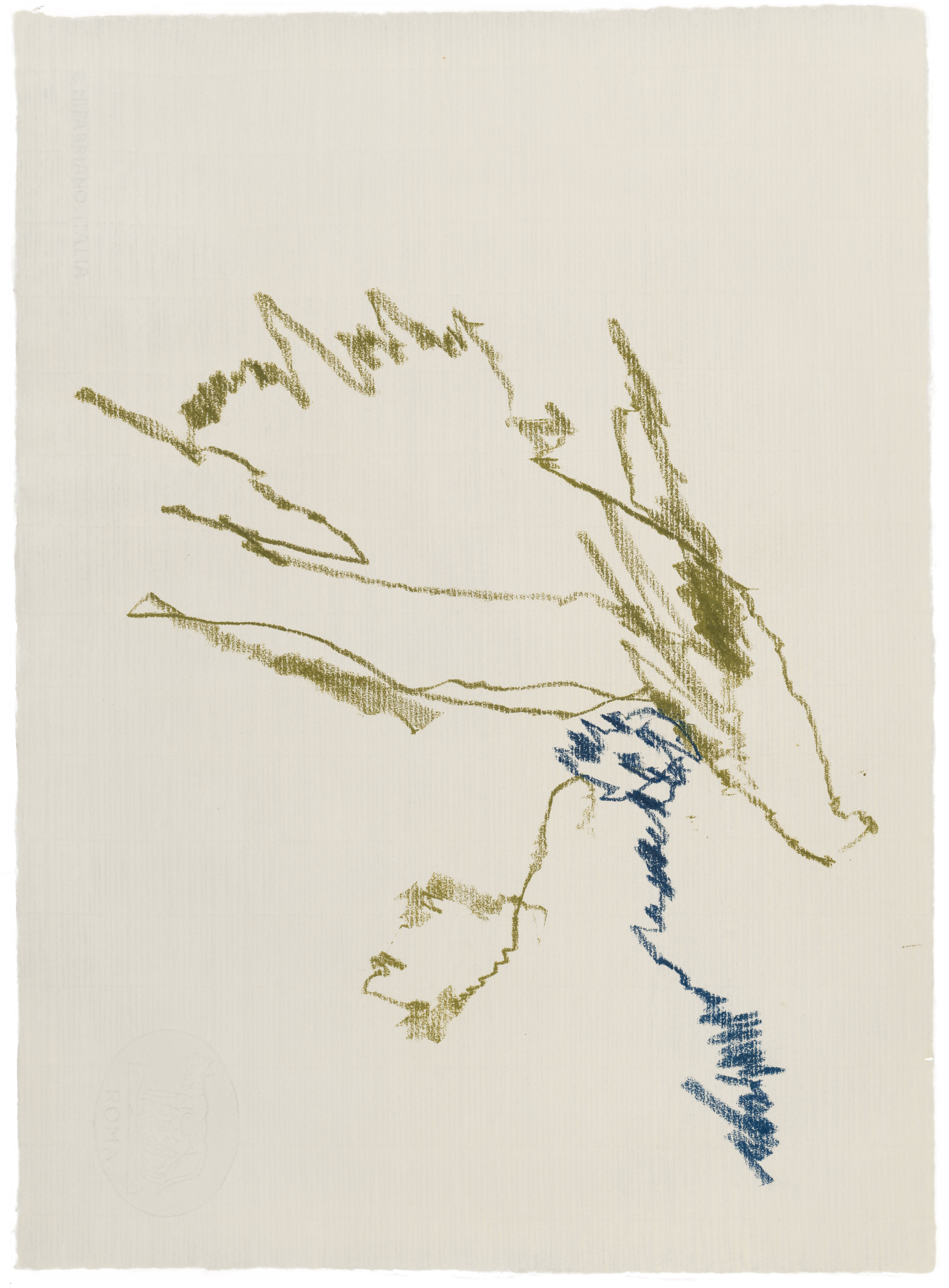Body Drawing 169 — (2025) — pigmented graphite on paper — 58 x 78 cm