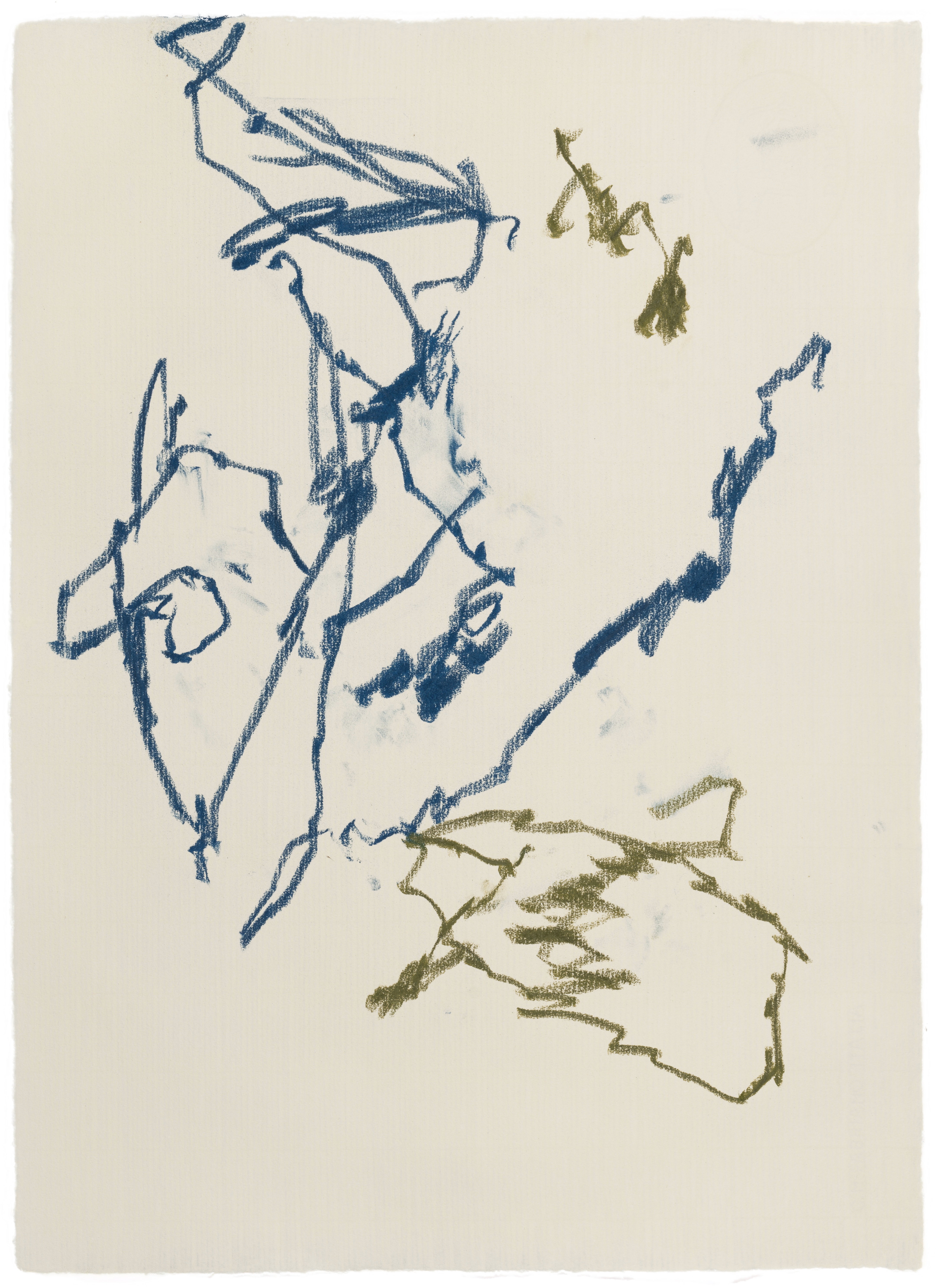 Body Drawing 170 — (2025) — pigmented graphite on paper — 58 x 78 cm