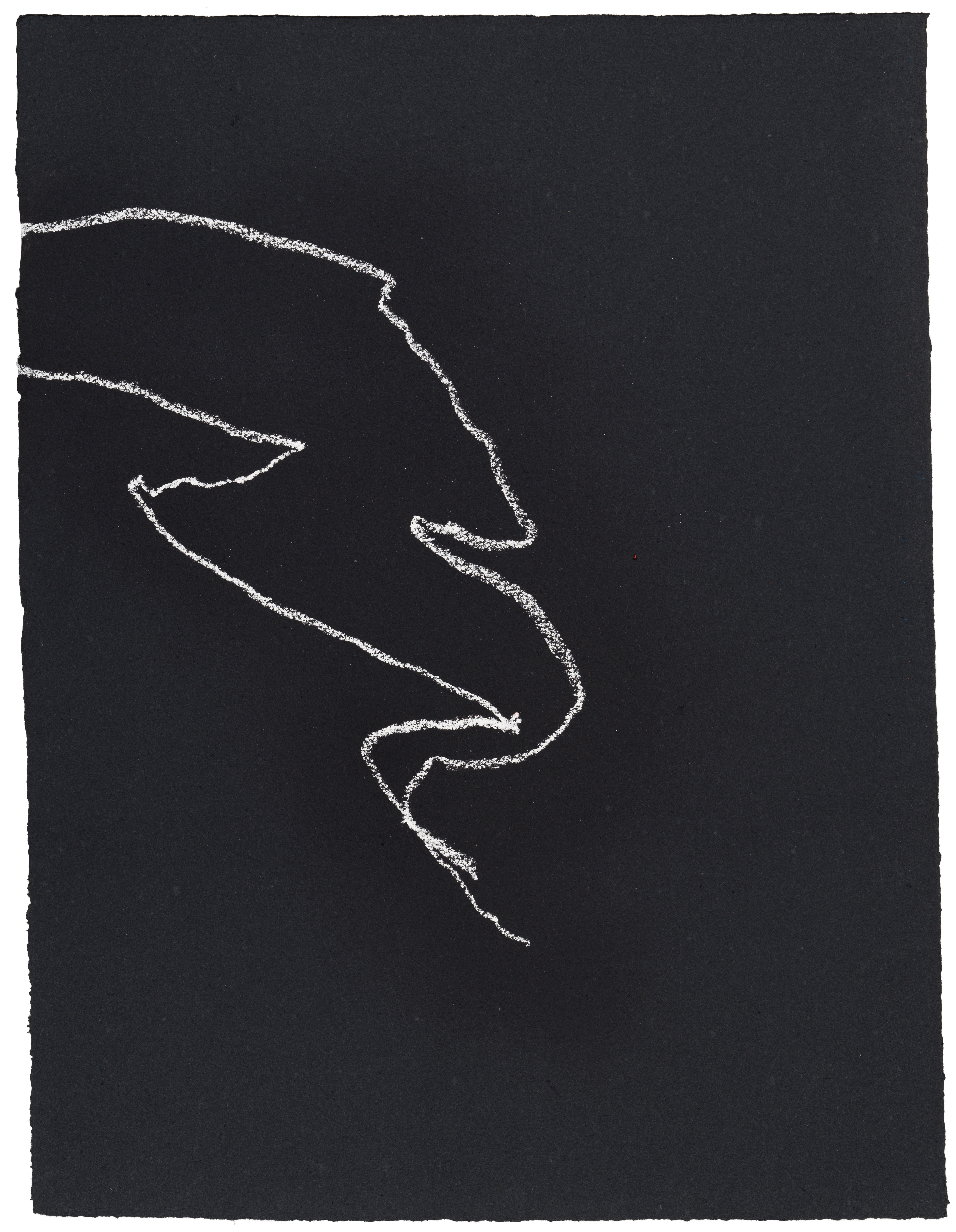 Body Drawing 26 — (2022) — pastel on paper — 58 x 78 cm