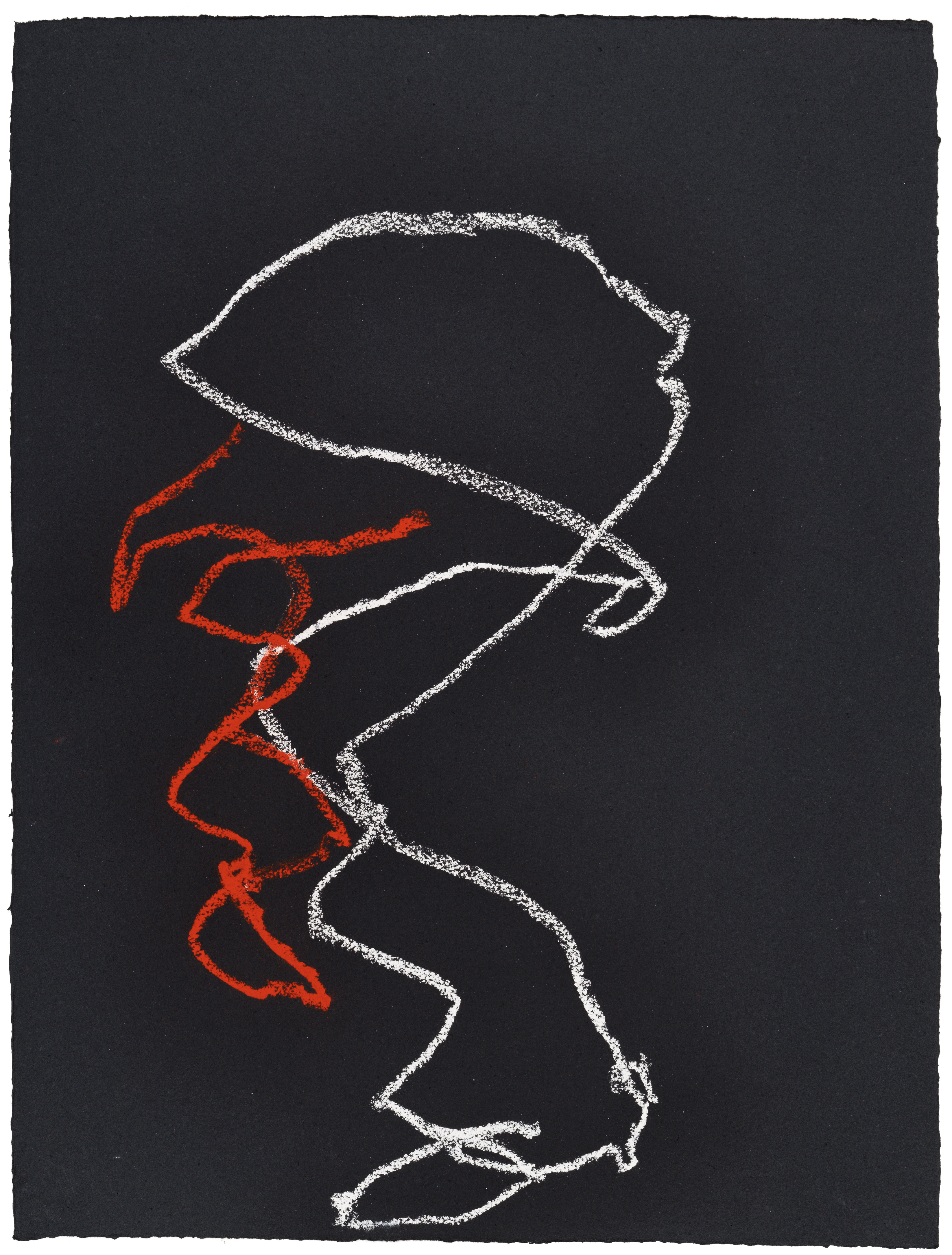 Body Drawing 28 — (2022) — pastel on paper — 58 x 78 cm
