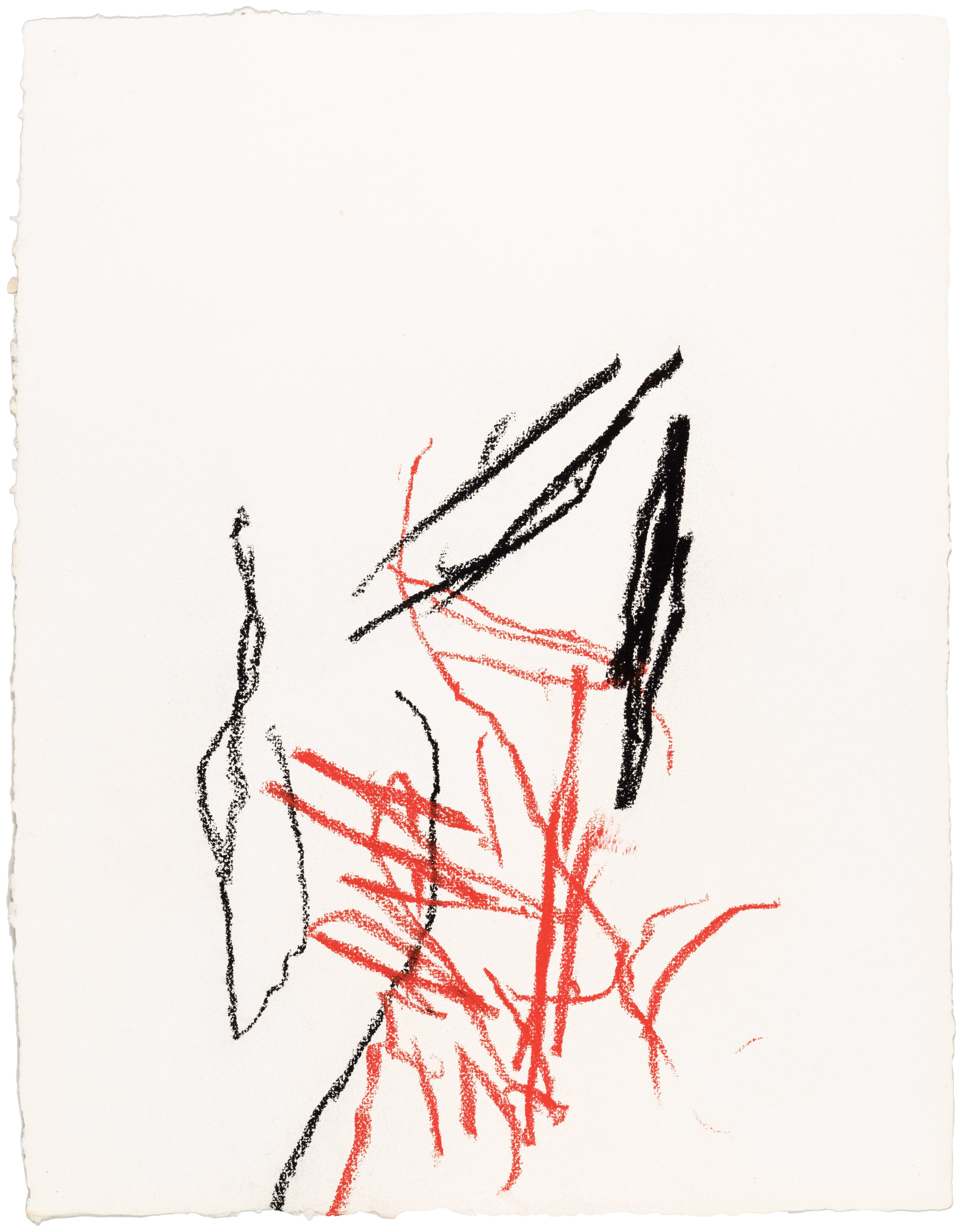 Body Drawing 71 — (2023) — pastel and charcoal on paper — 58 x 78 cm