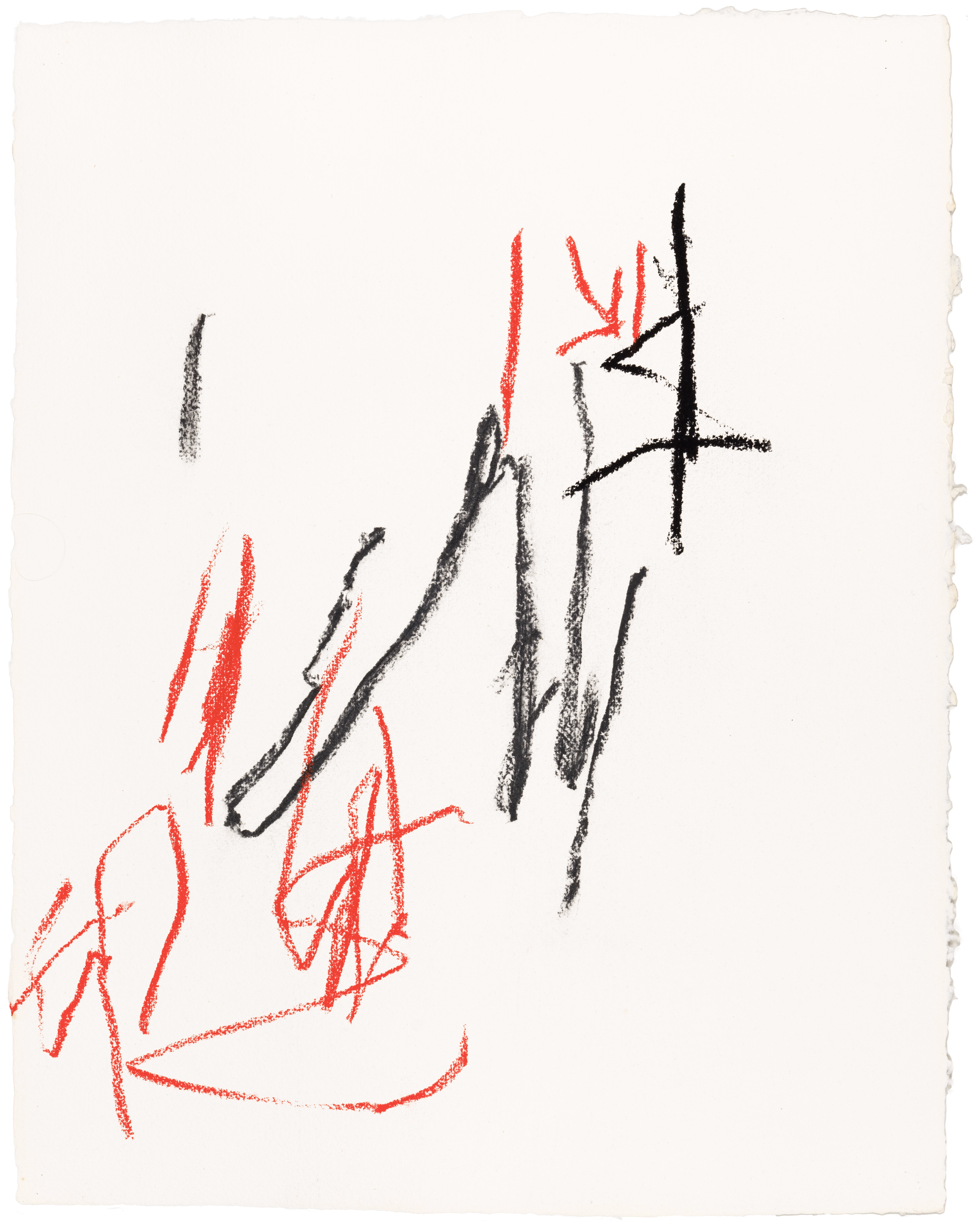 Body Drawing 72 — (2023) — pastel and charcoal on paper — 58 x 78 cm