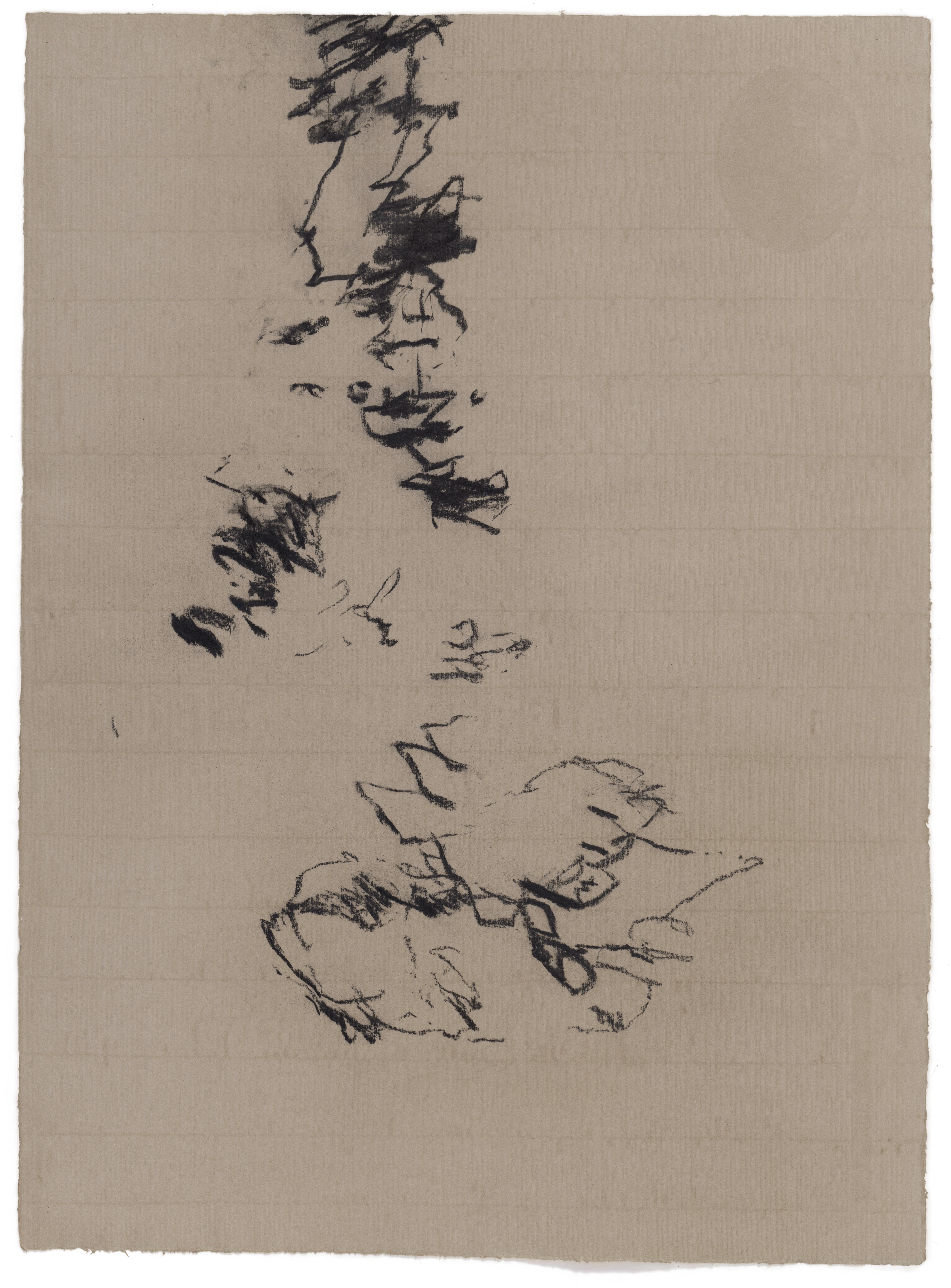 Body Drawing 94 — (2024) — charcoal on paper — 58 x 78 cm