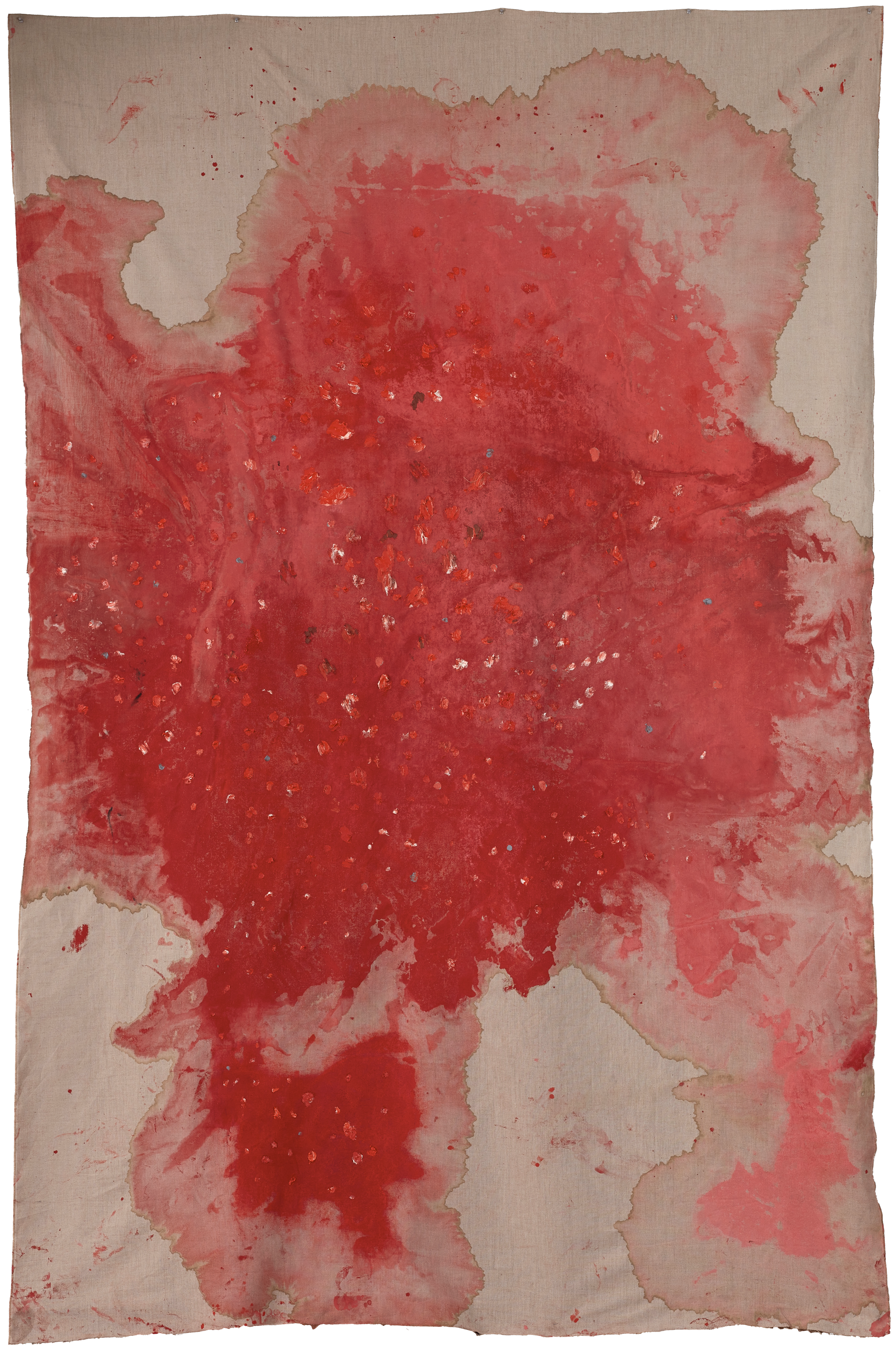 Body Painting 2 — (2022 - 2023) — acrylic, vinyl, and glue size on loomstate linen — 250 x 380 cm
