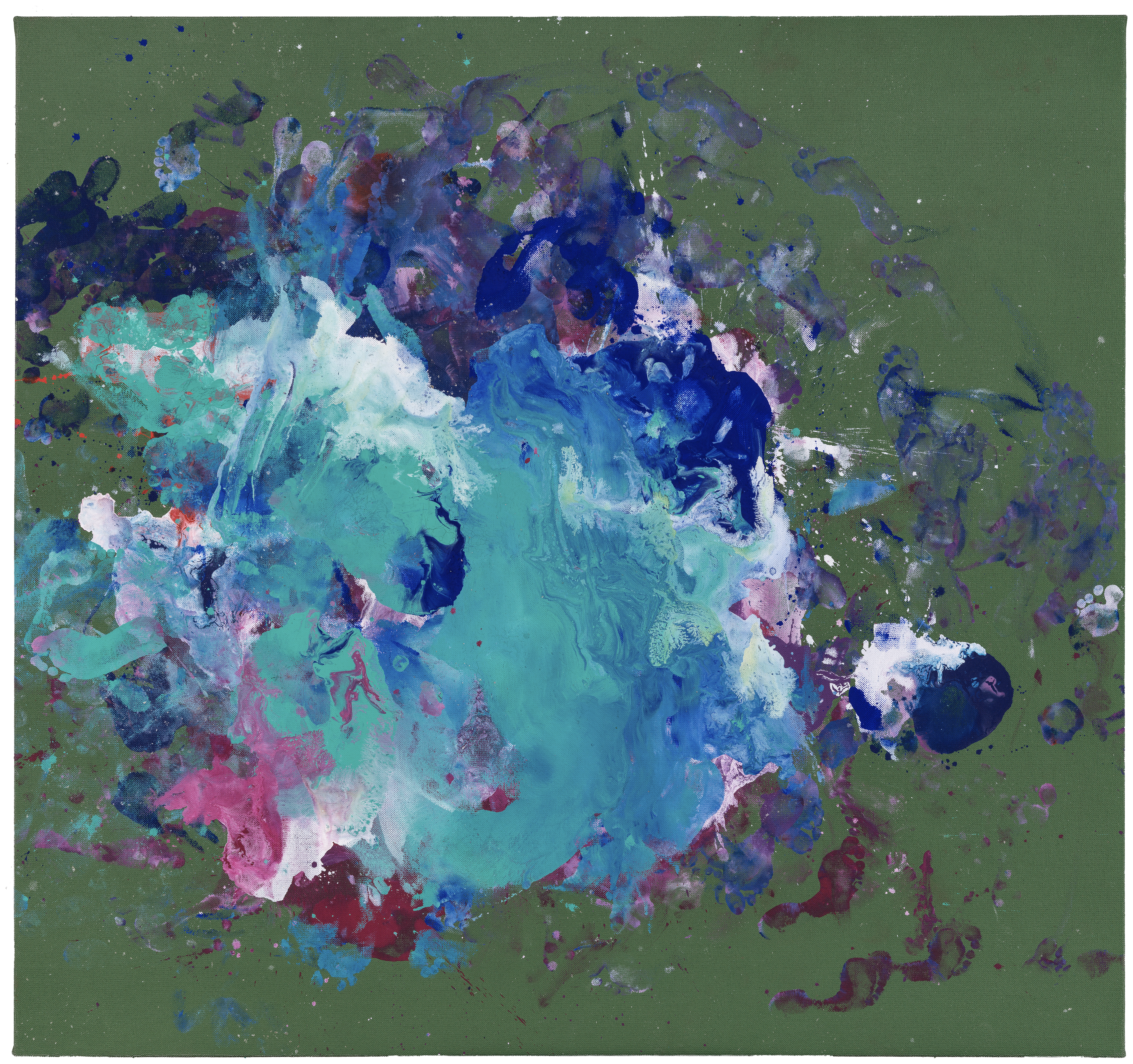 Body Painting 6 — (2022 - 2025) — acrylic and vinyl on linen — 214 x 198 cm
