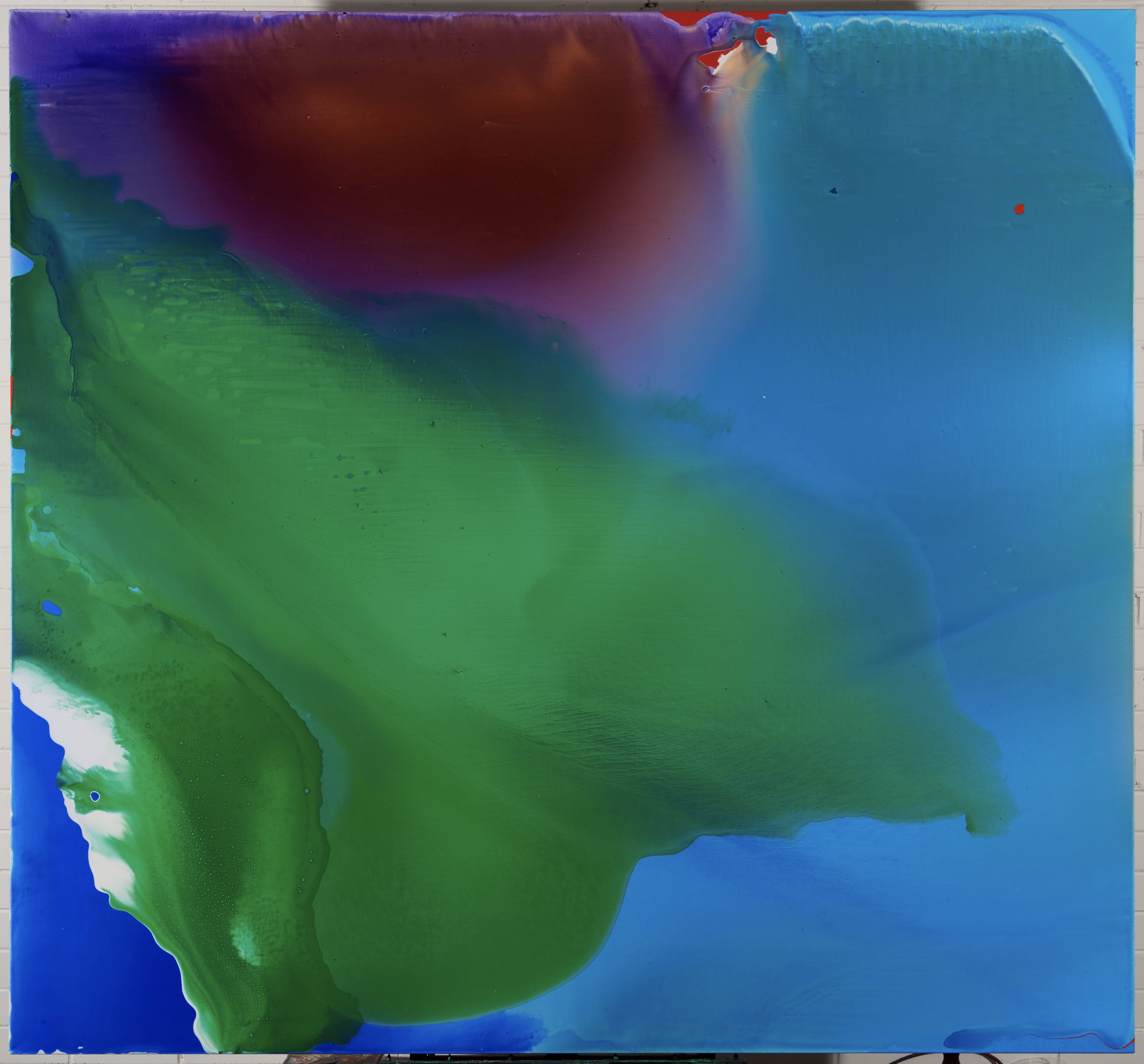 Pure Abstraction #99 — (2017 - 2018) — acrylic on polyester — 214 x 198 cm