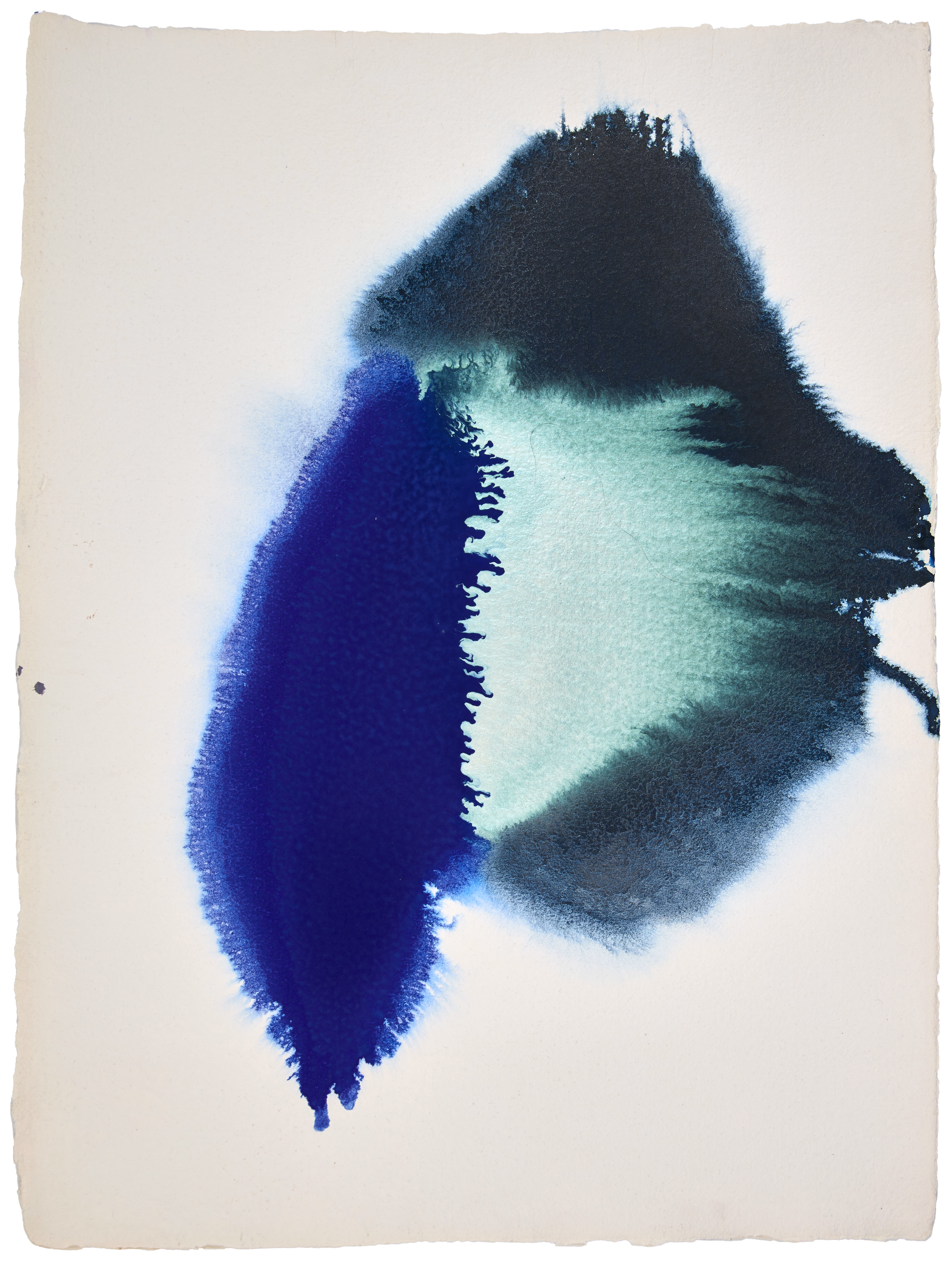 Symbolismus Malerei #3 — (2020) — watercolour on handmade cotton paper — 56 x 72 cm