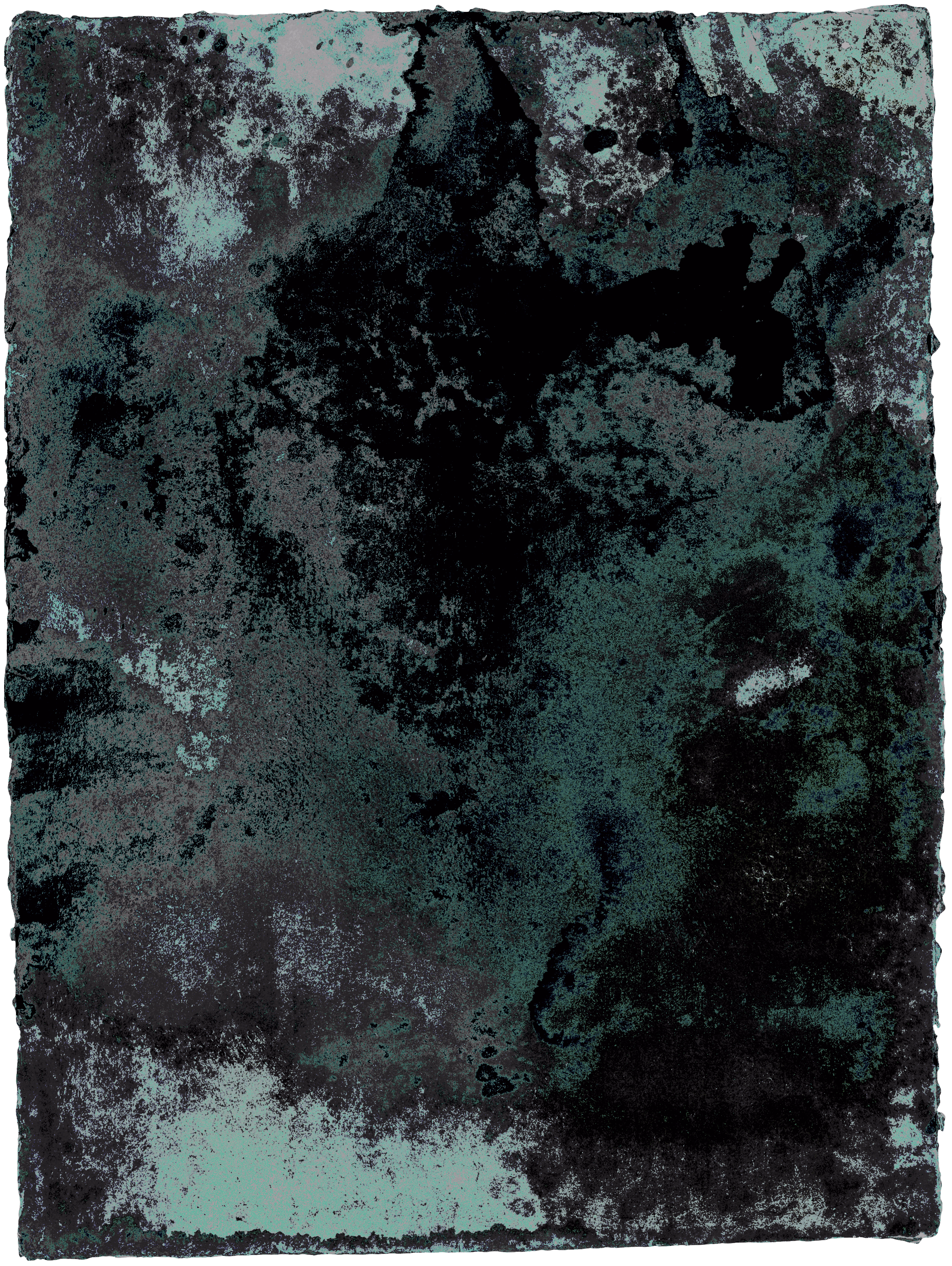 Cold Mountain — (2002 - 2005) — watercolour on handmade cotton paper — 56 x 76 cm
