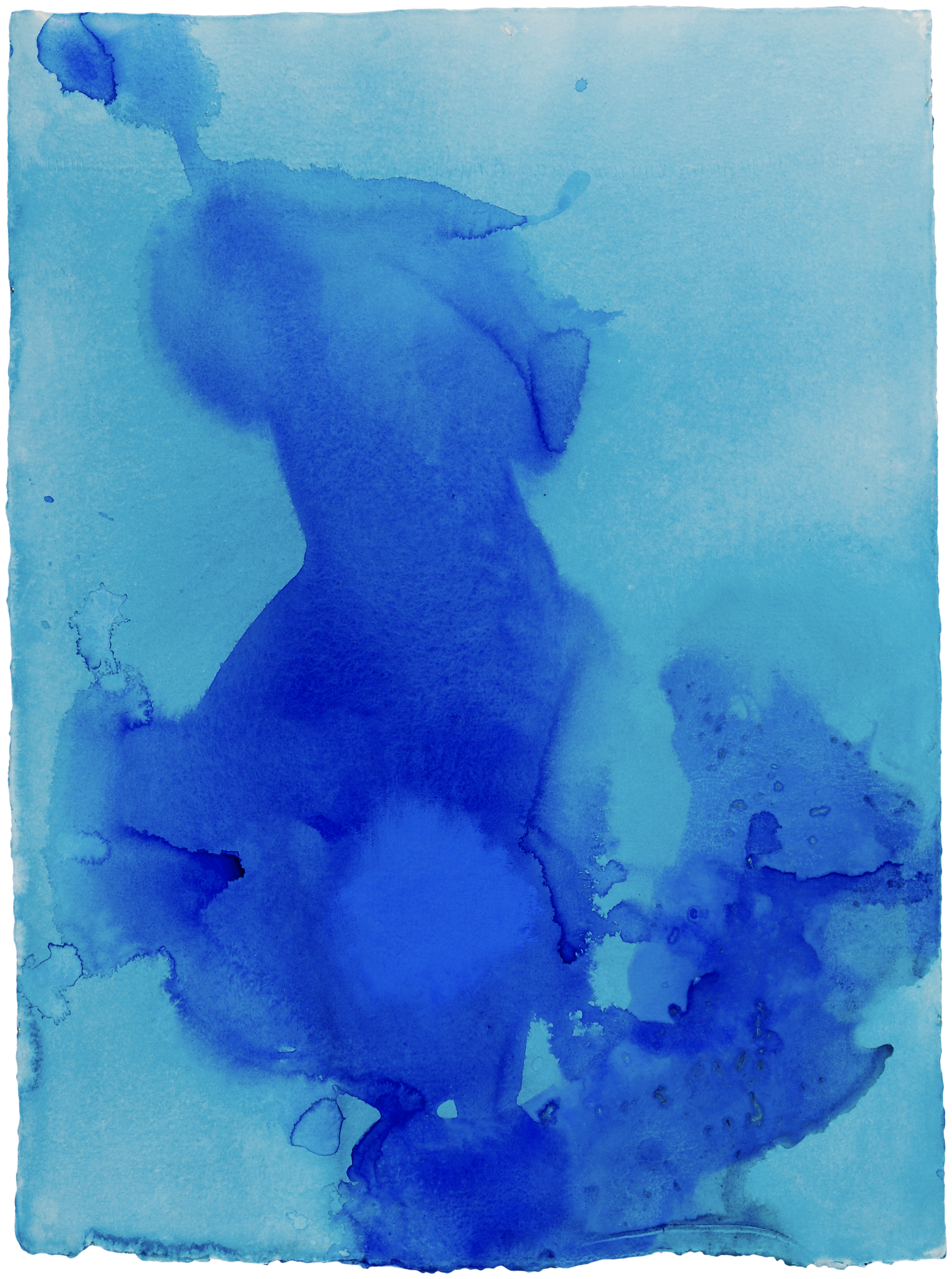 DIonysos (Blue) — (2006) — watercolour on handmade paper — 56 x 76 cm