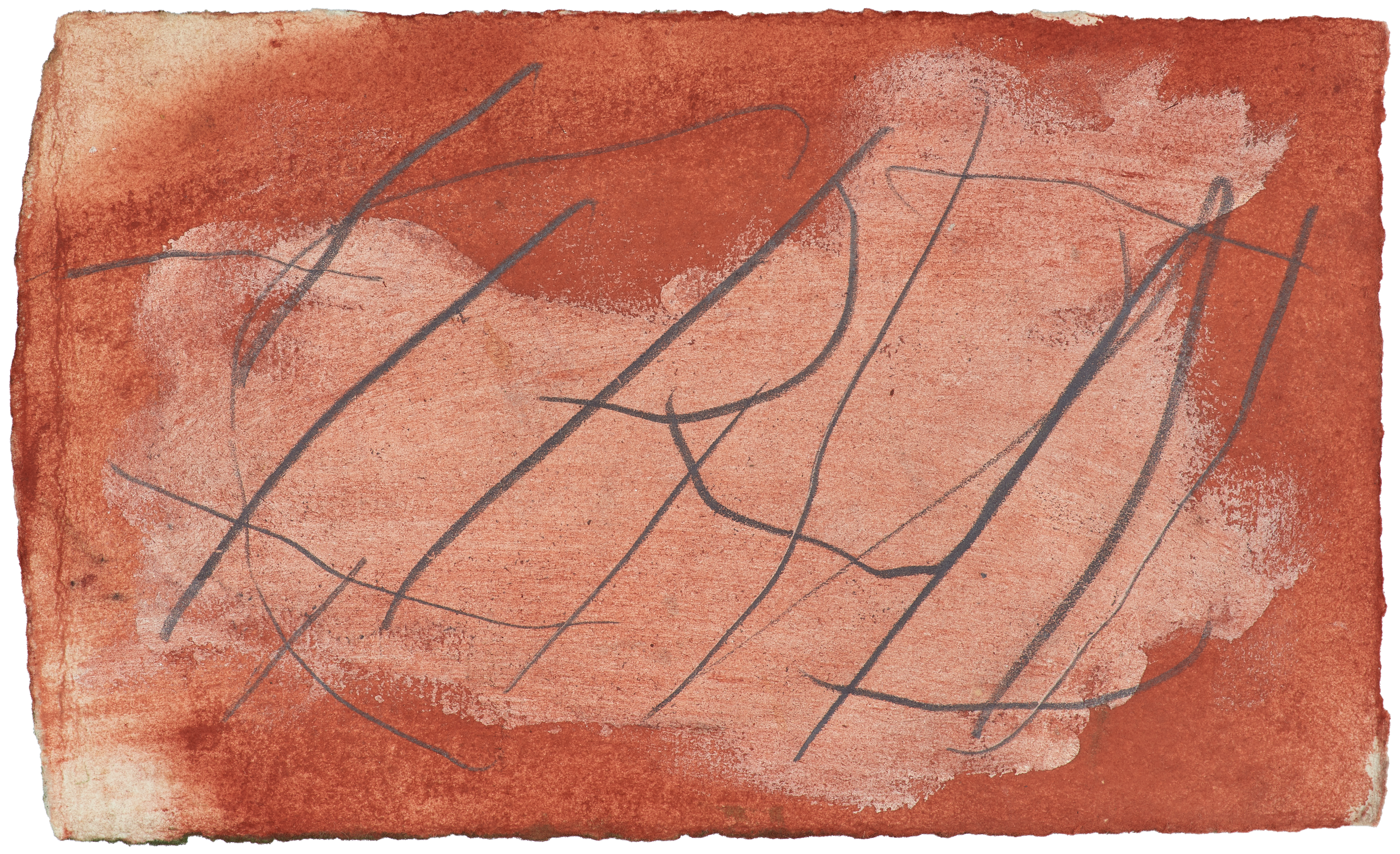 Entablature — (1988 - 1989) — mixed media on paper — 18 x 11 cm