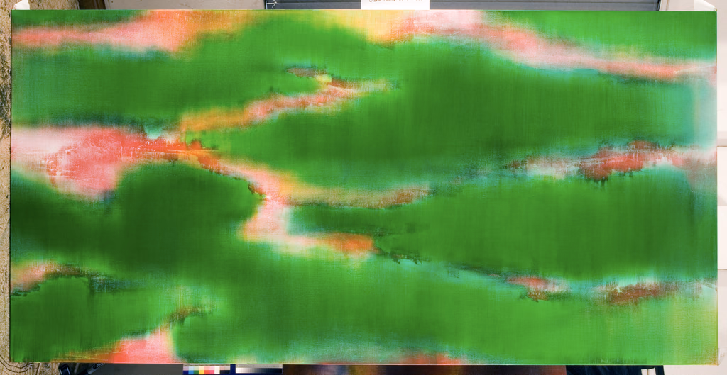 Green Forms in Red Air