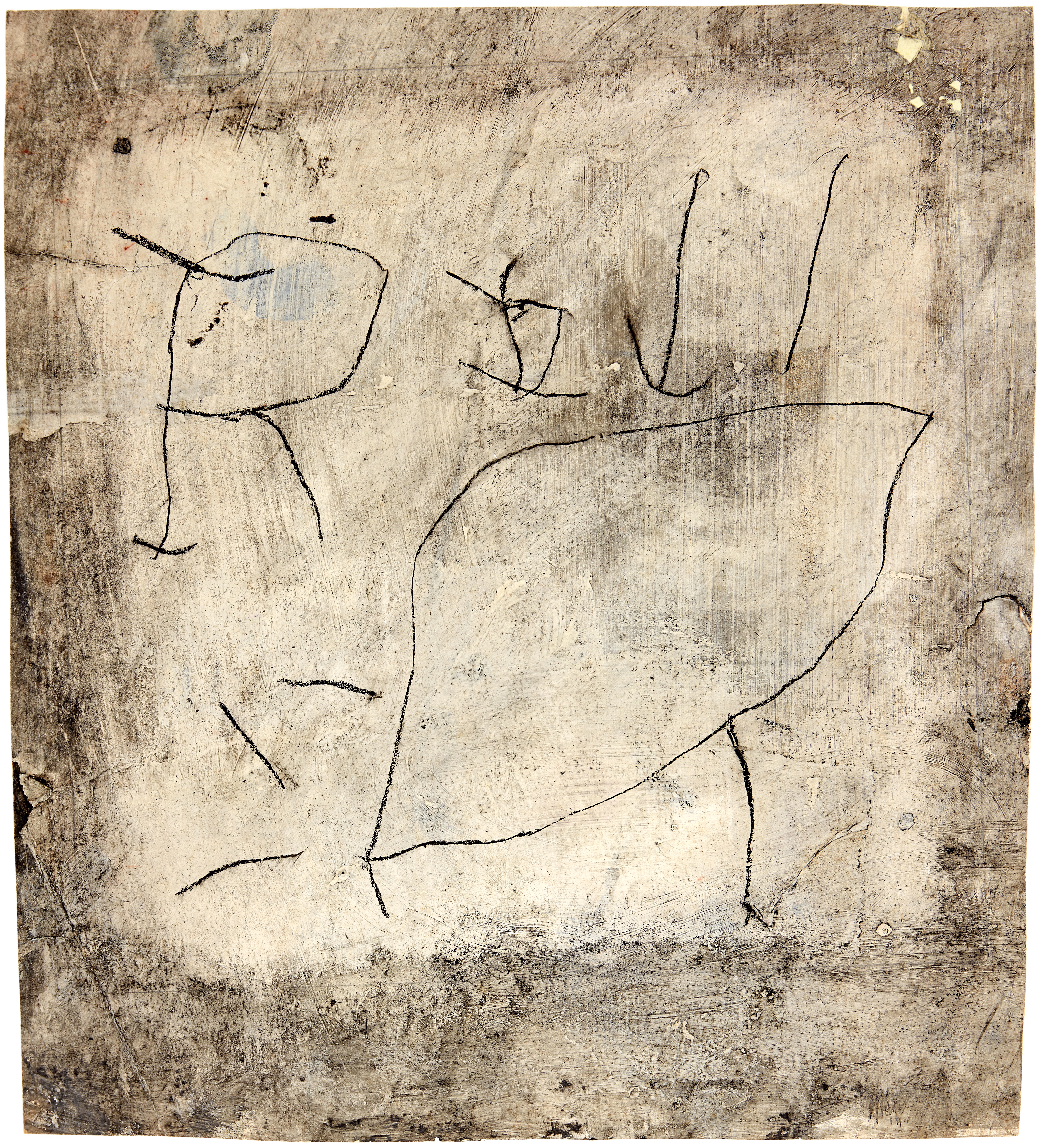 Inscription 1 — (1987 - 1988) — mixed media on paper — 34 x 38 cm