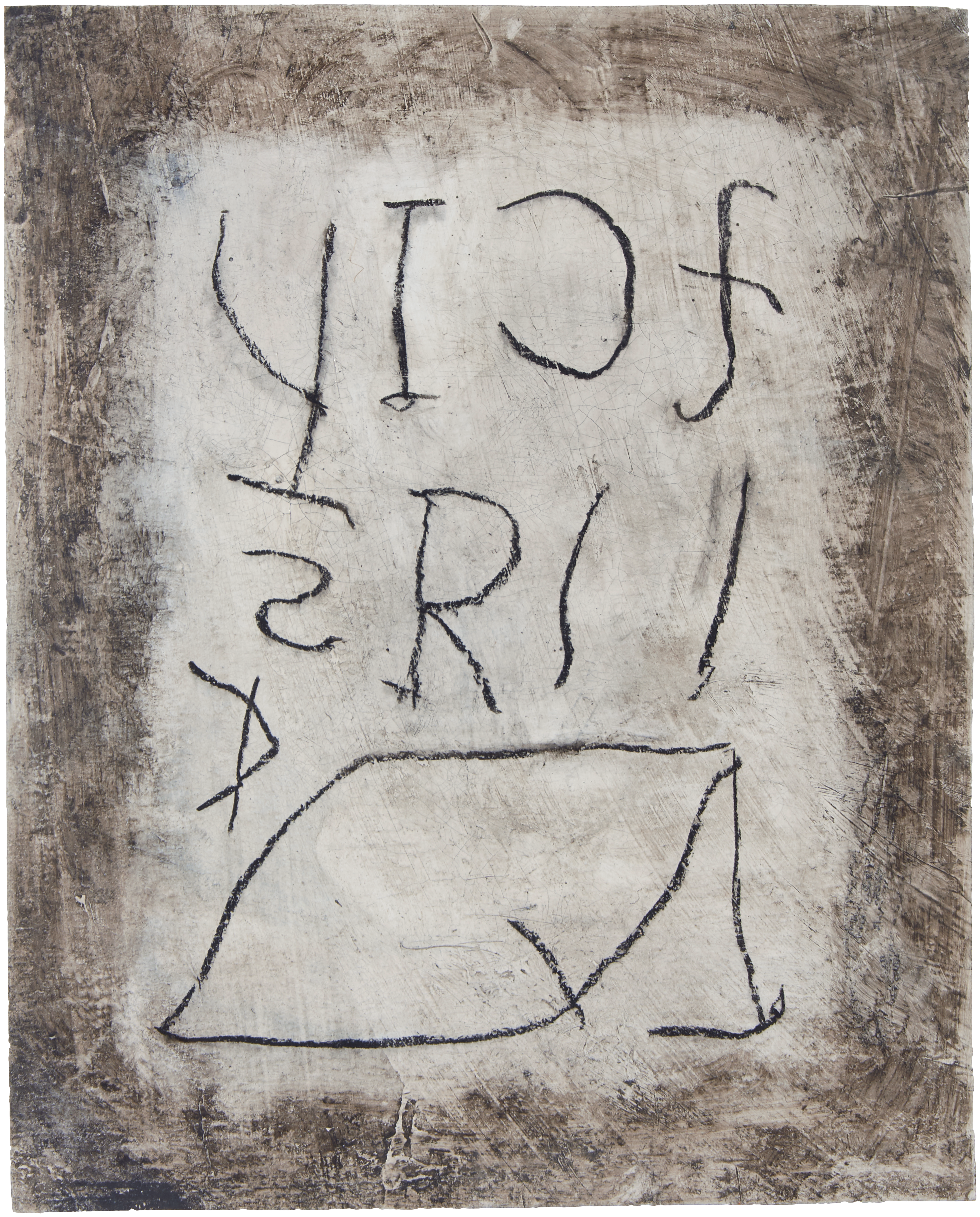 Inscription 2 — (1987 - 1988) — mixed media on paper — 18 x 23 cm