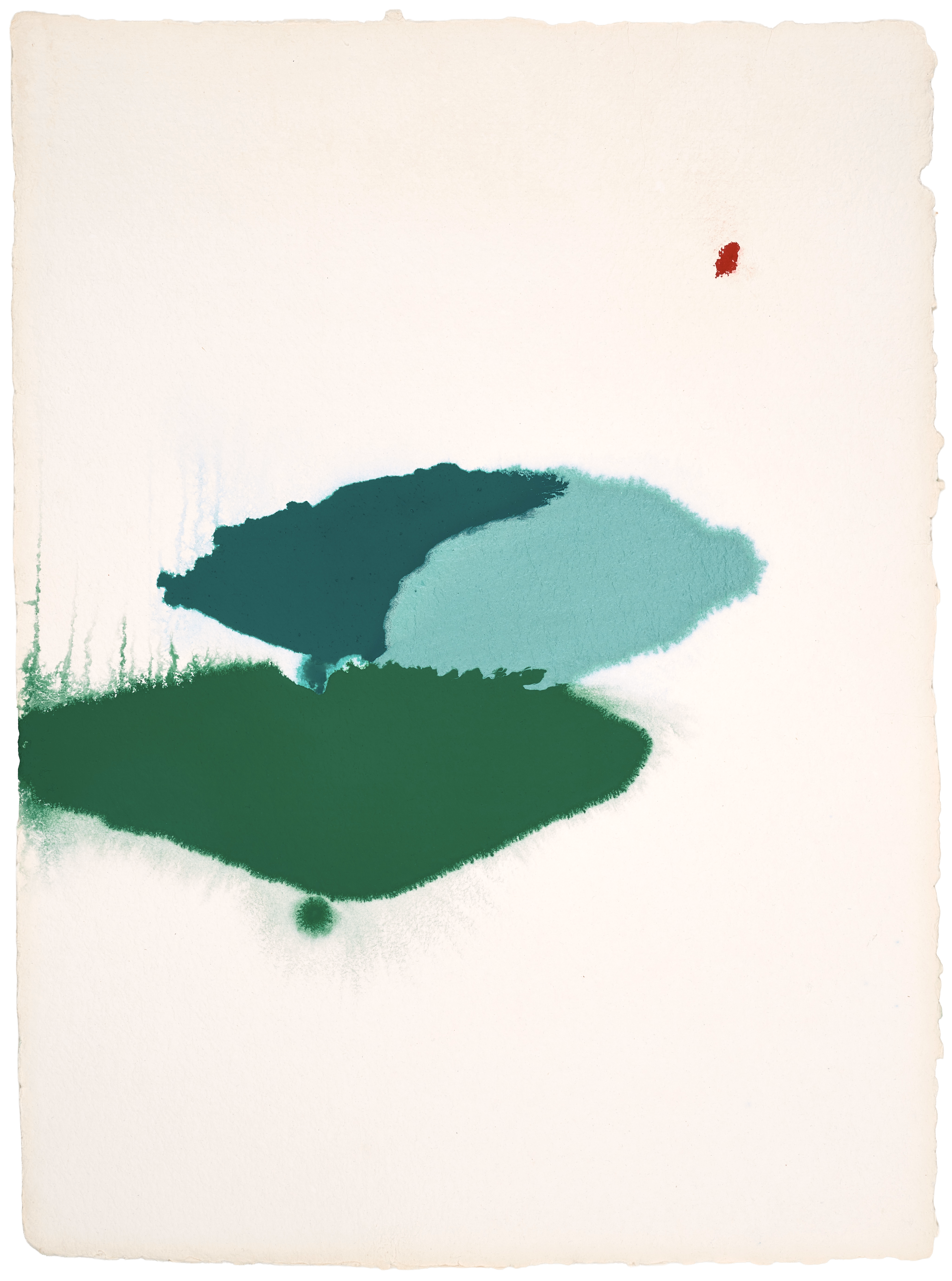 Manga Without Words #12 — (2023) — watercolour, casein, and pastel on handmade cotton paper — 56 x 72 cm