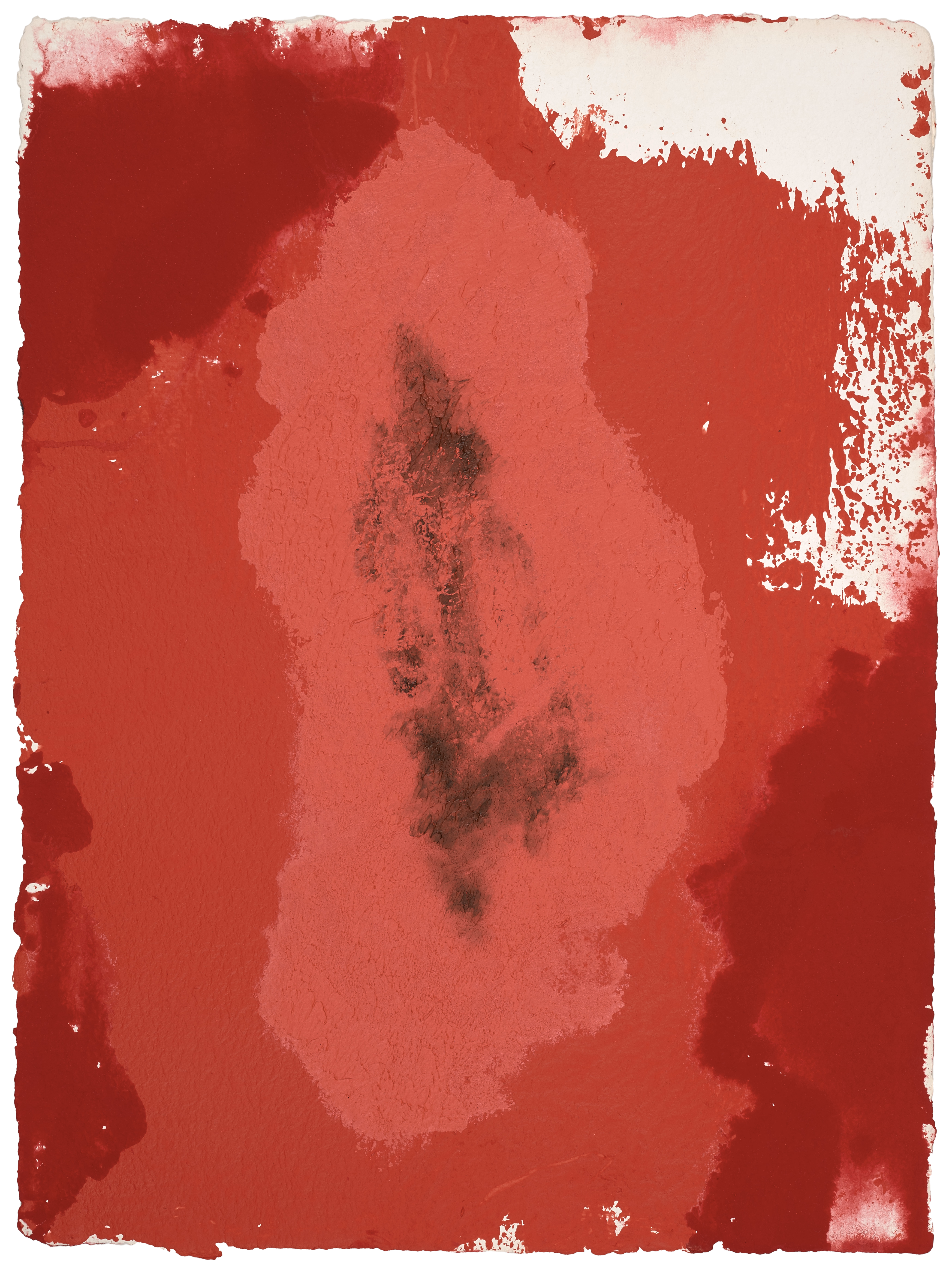 Manga Without Words #6 — (2023) — vinyl, acrylic, and oil on handmade cotton paper — 56 x 72 cm