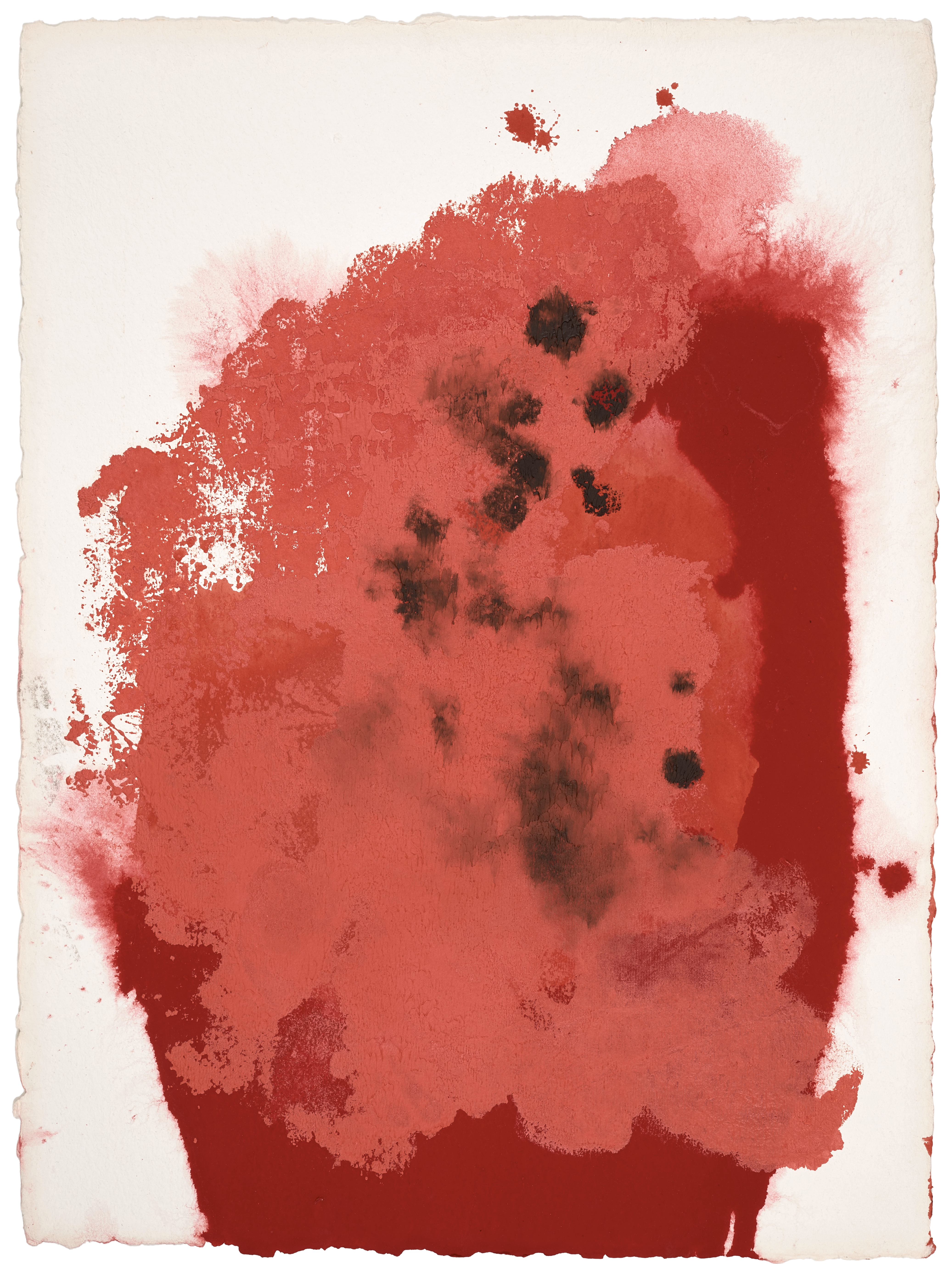 Manga Without Words #7 — (2023) — vinyl, acrylic, and oil on handmade cotton paper — 56 x 72 cm