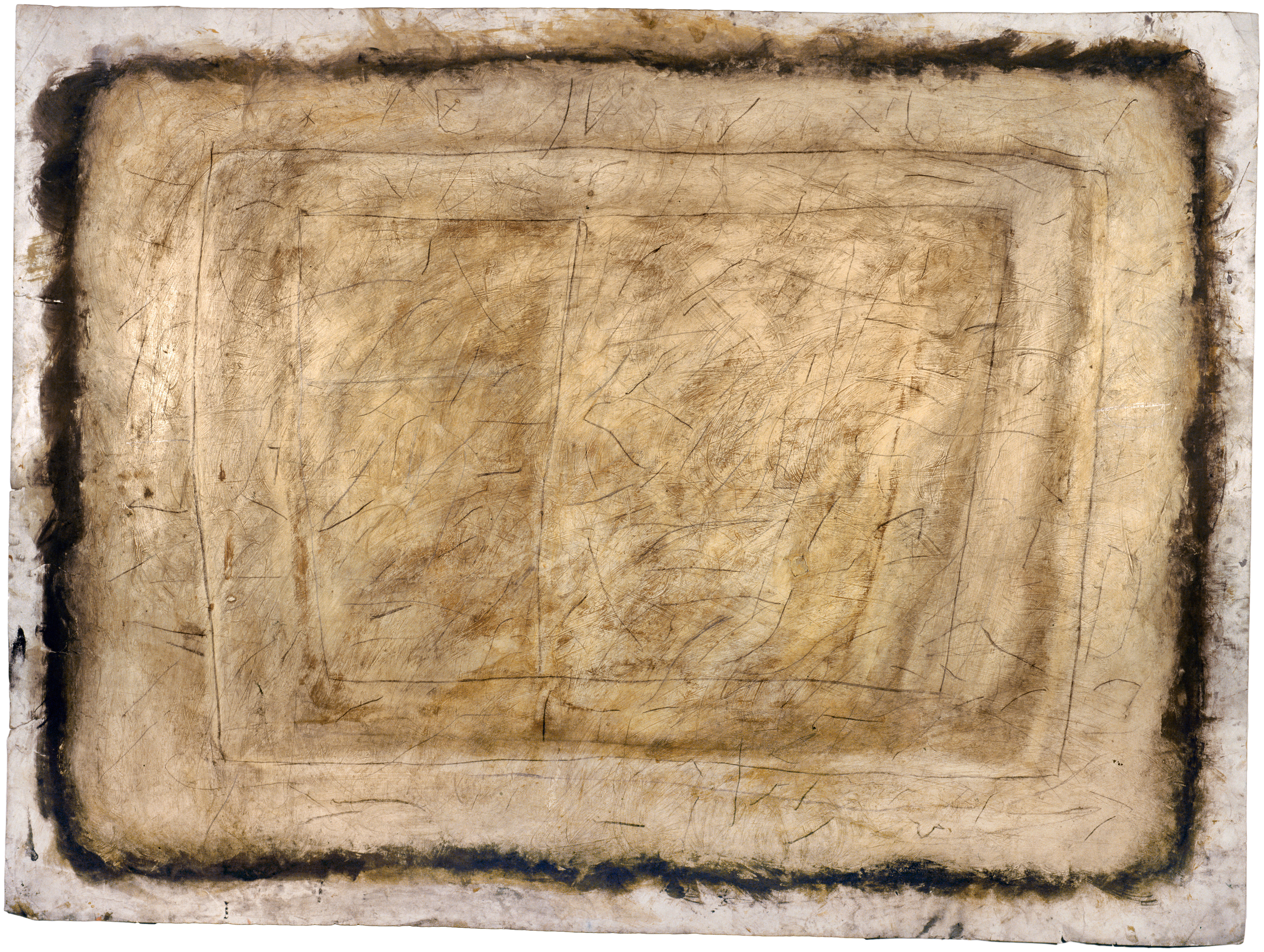 Outland, Inward — (1982 - 1985) — mixed media on paper — 138 x 102 cm