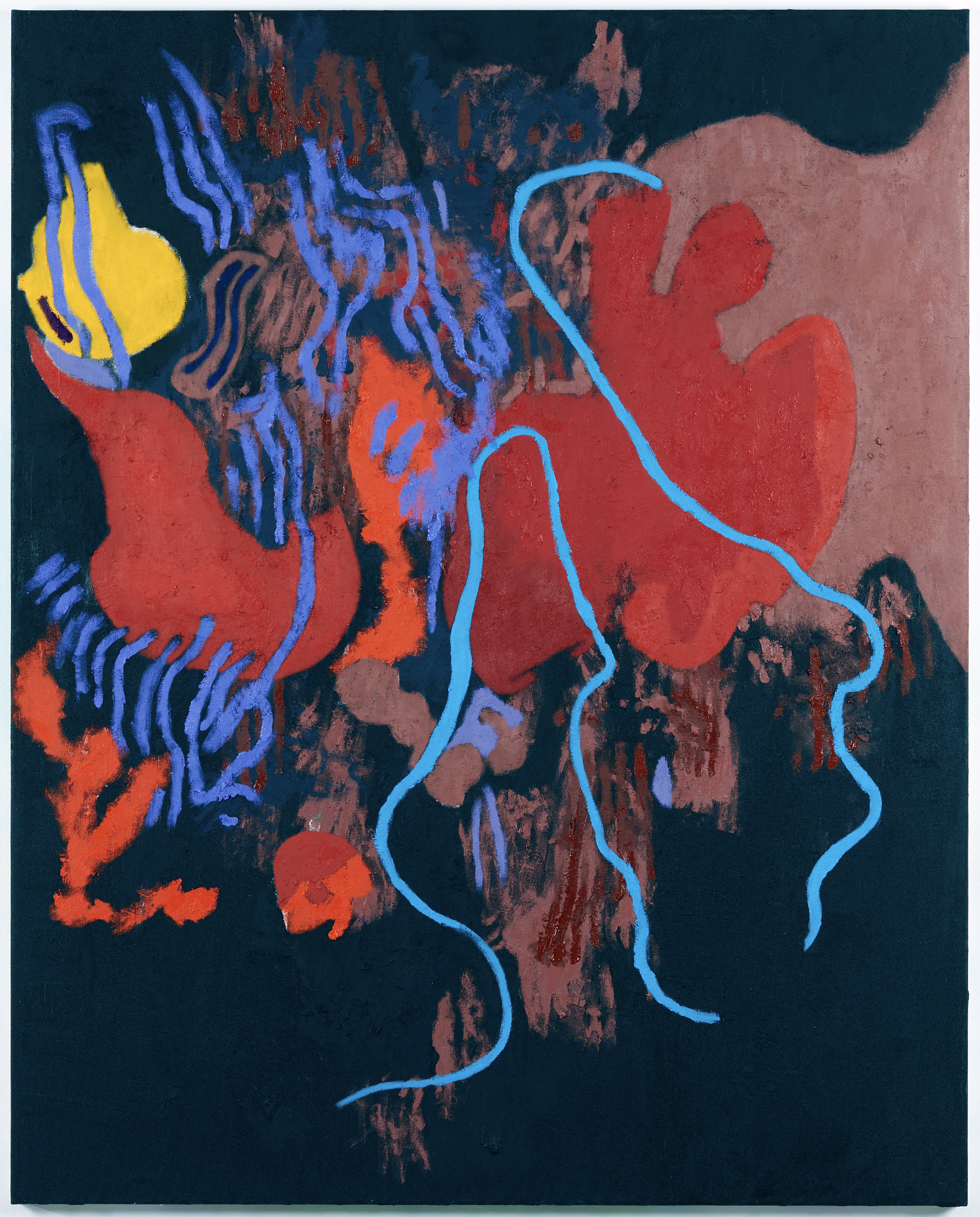 Painting 3 — (2017 - 2021) — acrylic and oil on polyester — 120 x 150 cm