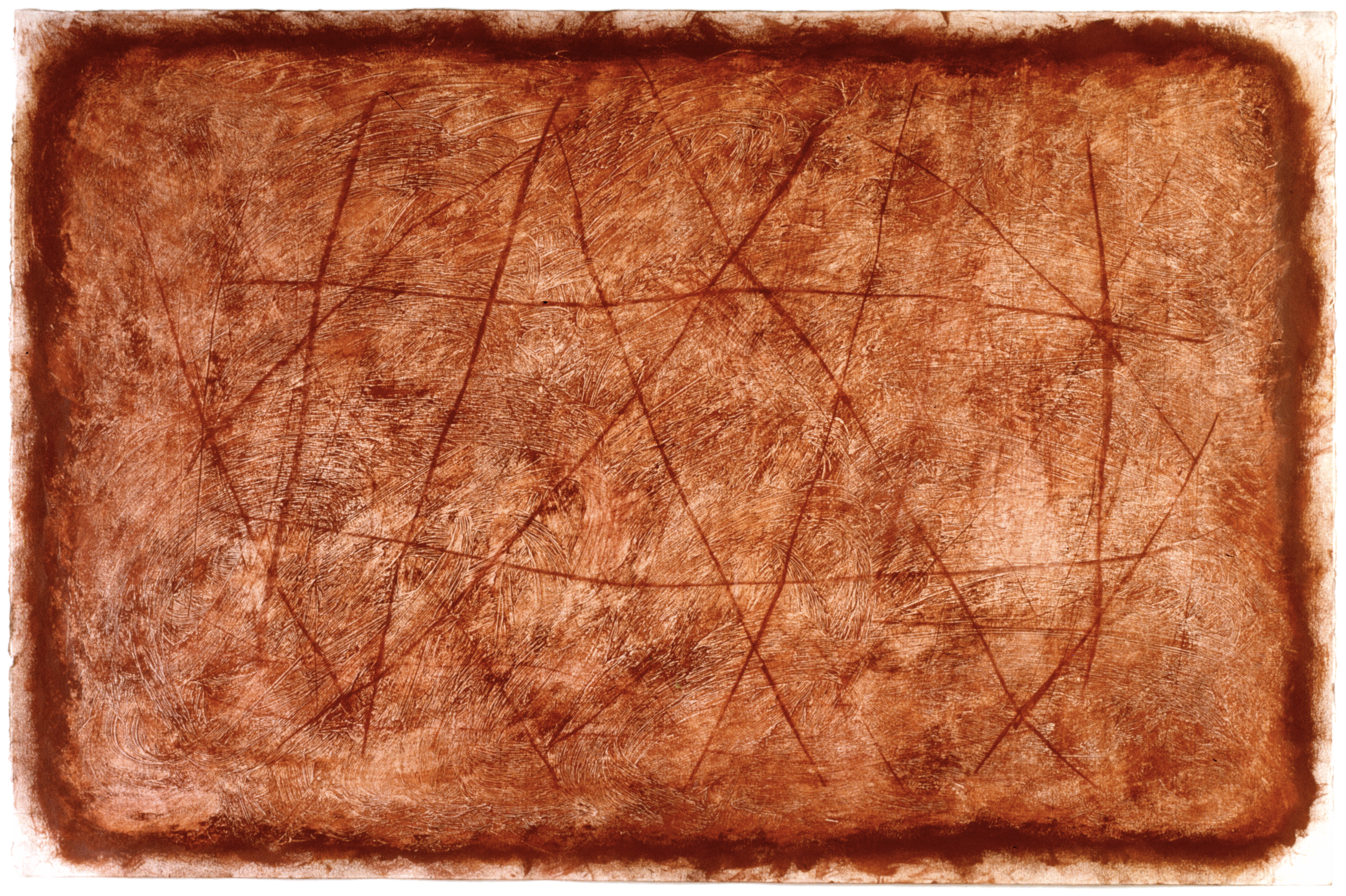 Plane Drawing — (1990 - 1991) — mixed media on paper — 112 x 76 cm