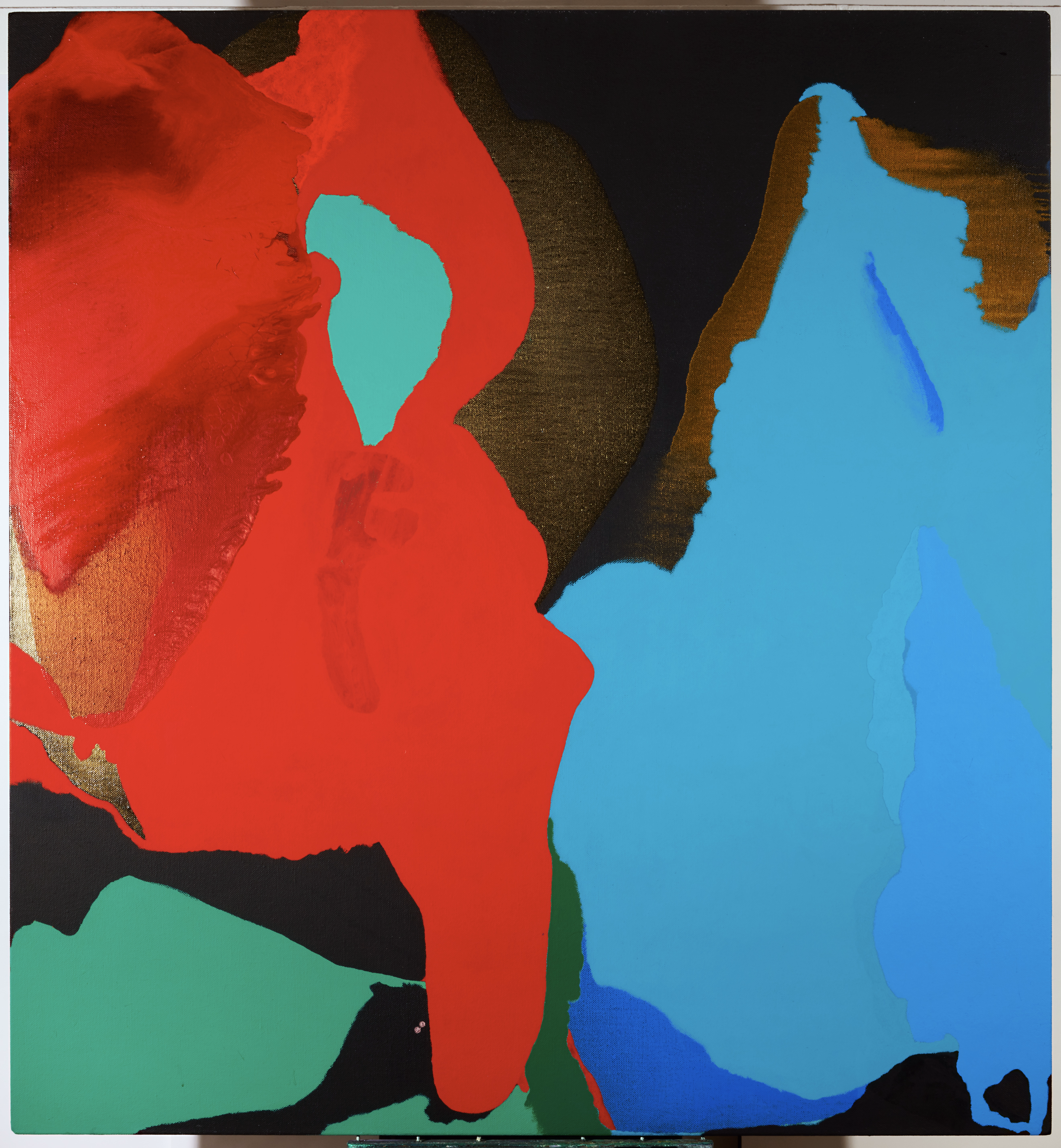Poem [LBF] — (2012 - 2016) — mixed media on linen — 198 x 215 cm