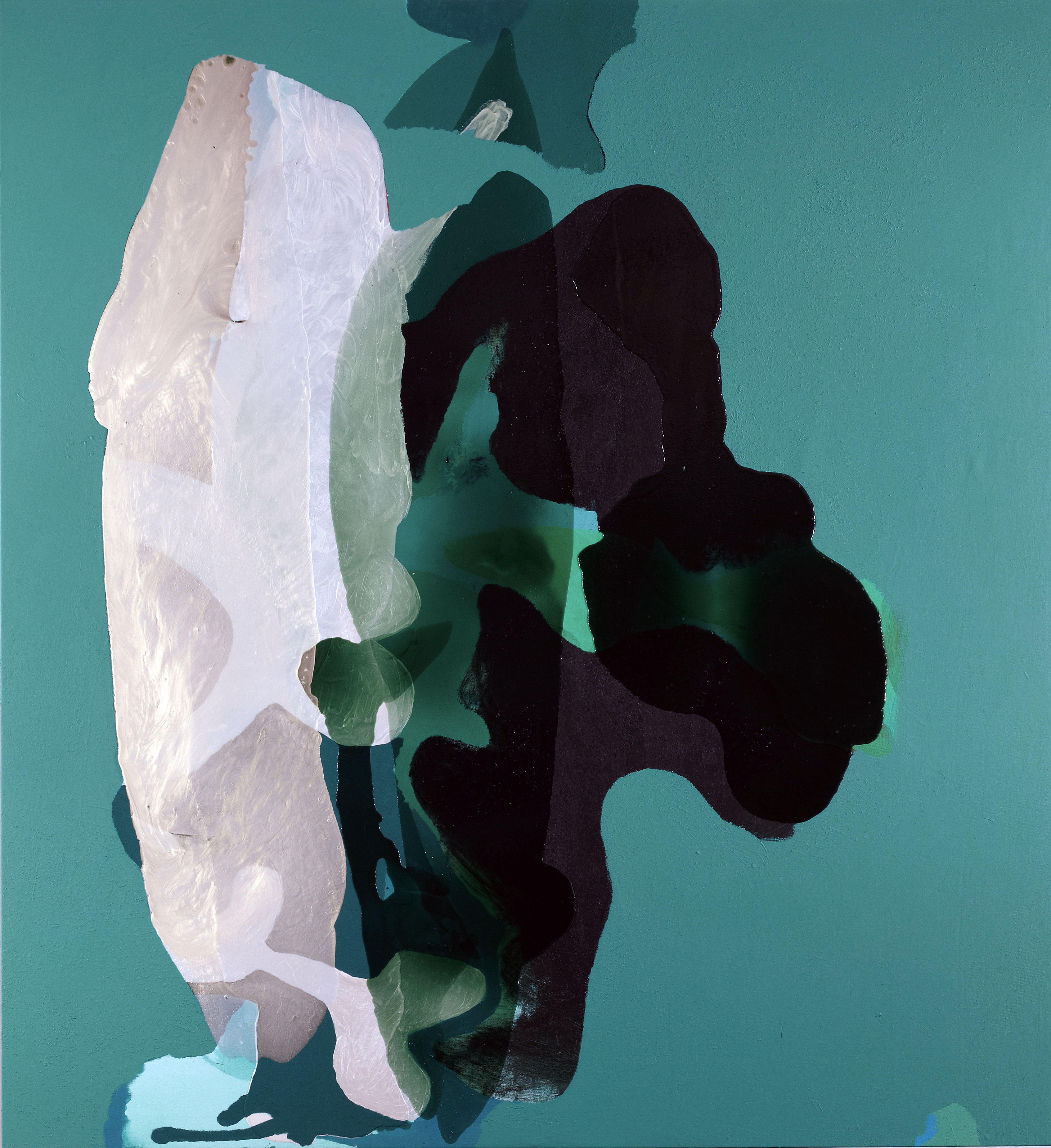 Pure Abstraction #6 — (2008 - 2011) — mixed media on linen — 198 x 214 cm