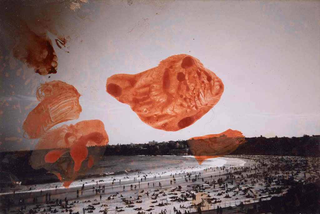 Painting on Small Photograph 2