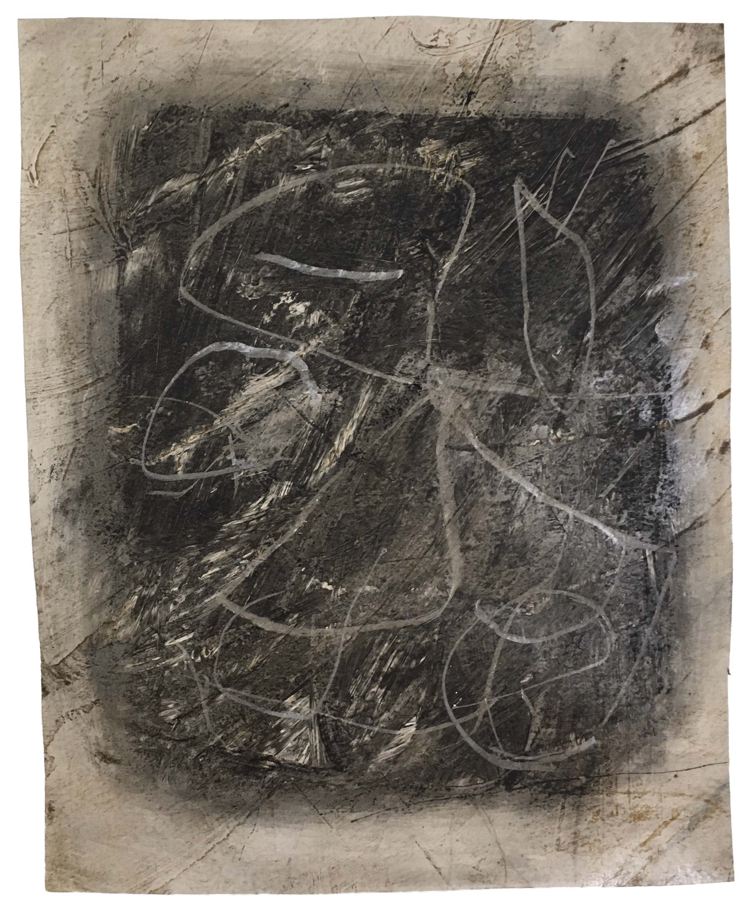 Small Untitled Drawing 7 — (1987) — mixed media on paper — 18 x 23 cm