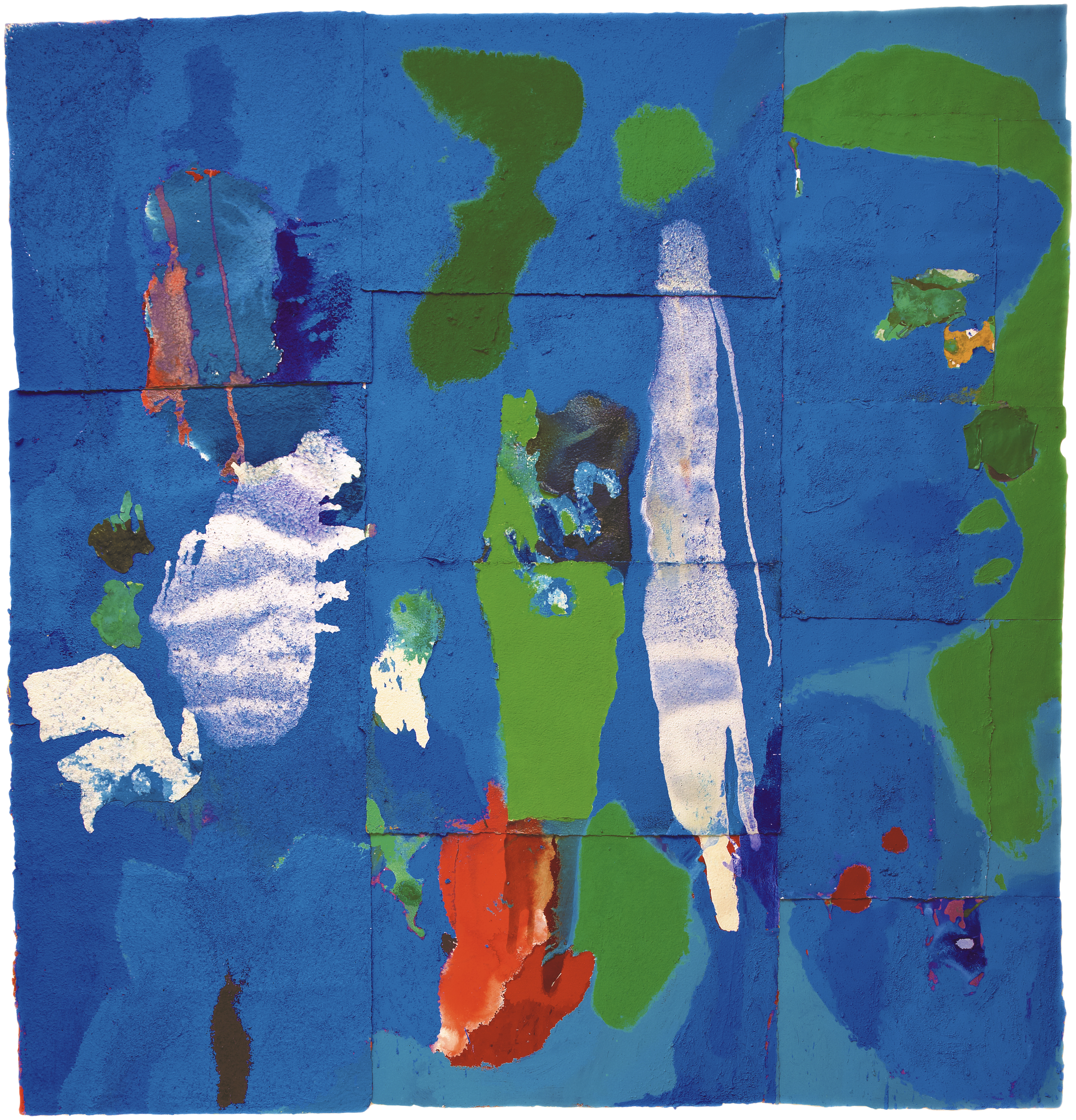 Study for a History of Abstraction — (2008 - 2009) — watercolour and pigmented acrylic on 13 sheets of handmade cotton paper — 320 x 320 cm